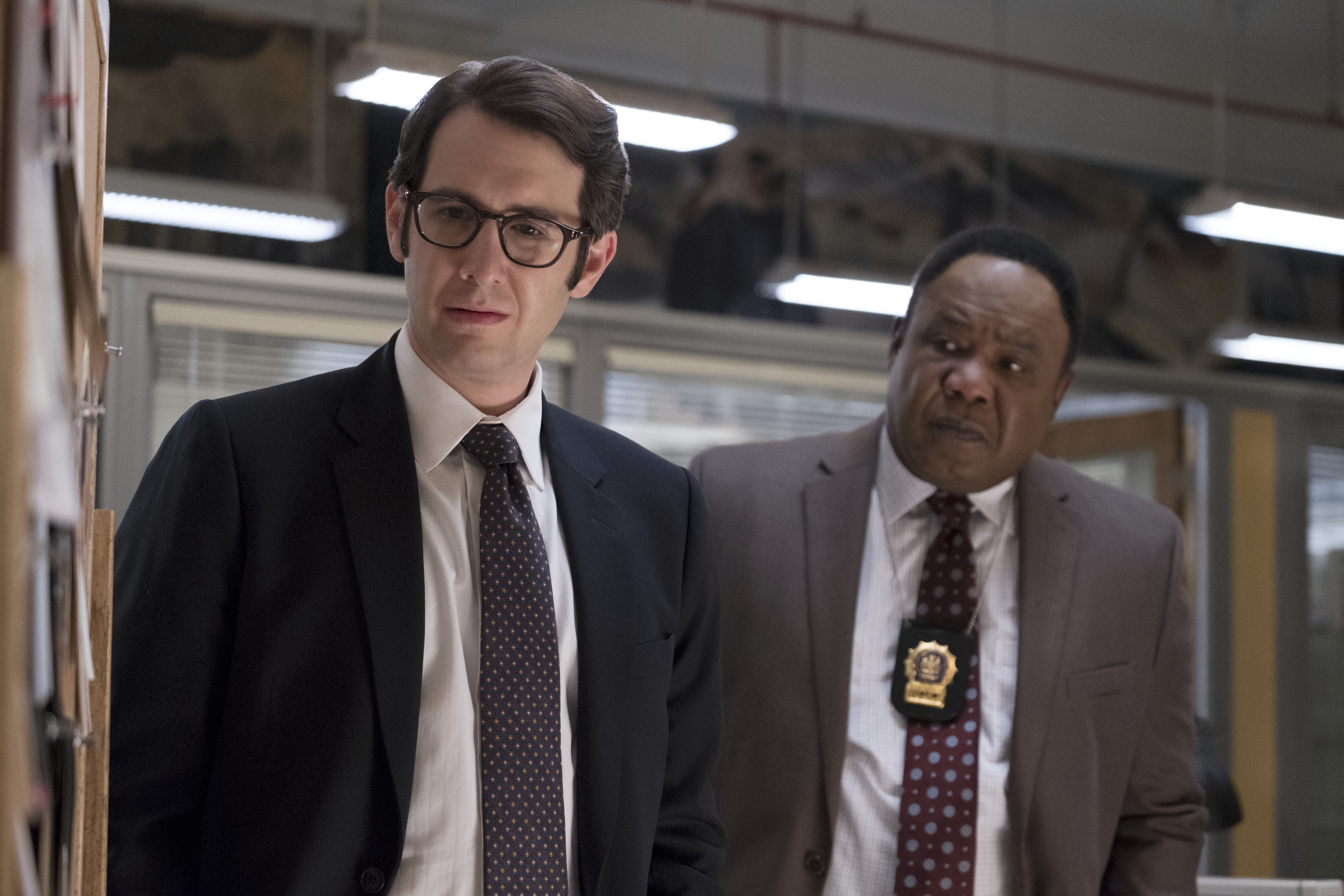 Josh Groban, Isiah Whitlock Jr. in Netflix’s The Good Cop.