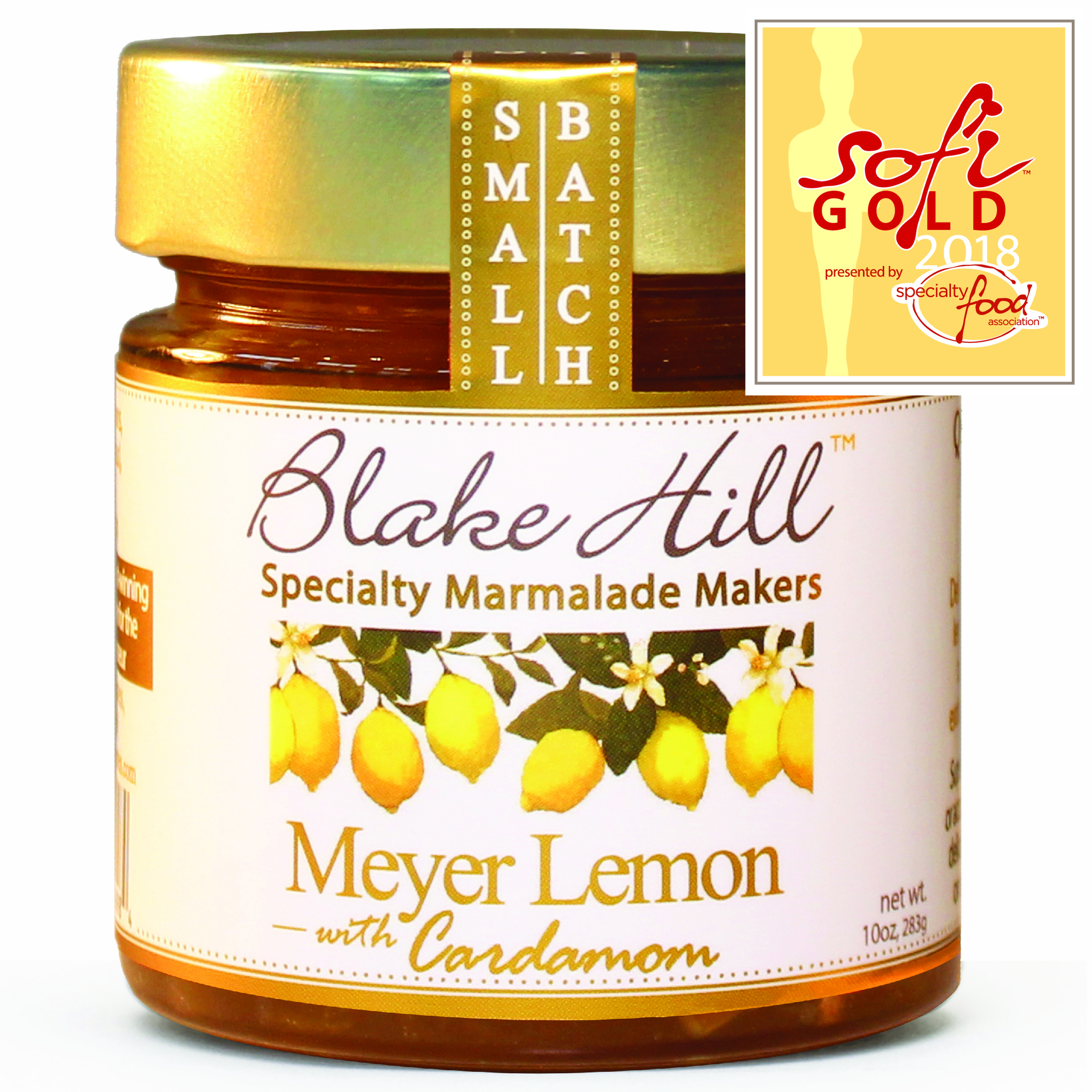 Blake Hill Preserves’ Meyer Lemon with Cardamom marmalade won a Gold Sofi Award from the Specialty Food Association.