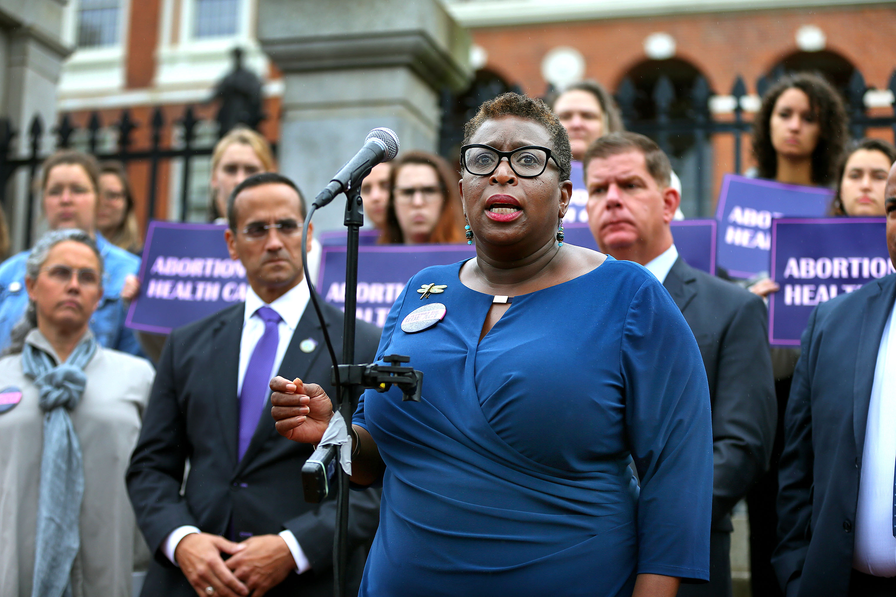 Framingham Mayor Yvonne Spicer said women of color are the ones affected when abortion access is limited. “These are the women that will probably suffer if this does not move forward,” she said.