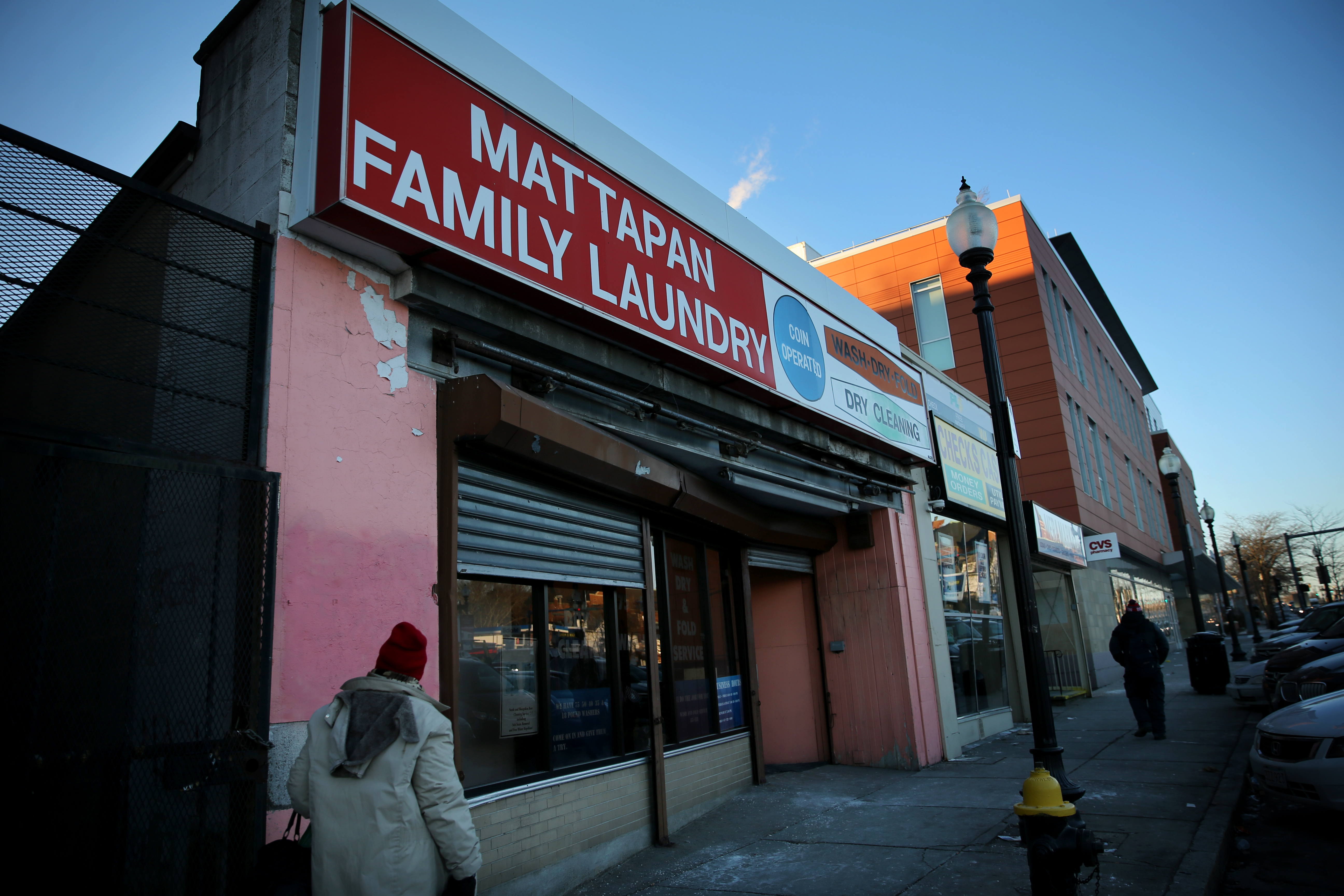 Tito Jackson hopes to open his pot store in this laundromat facility on Blue Hill Avenue.