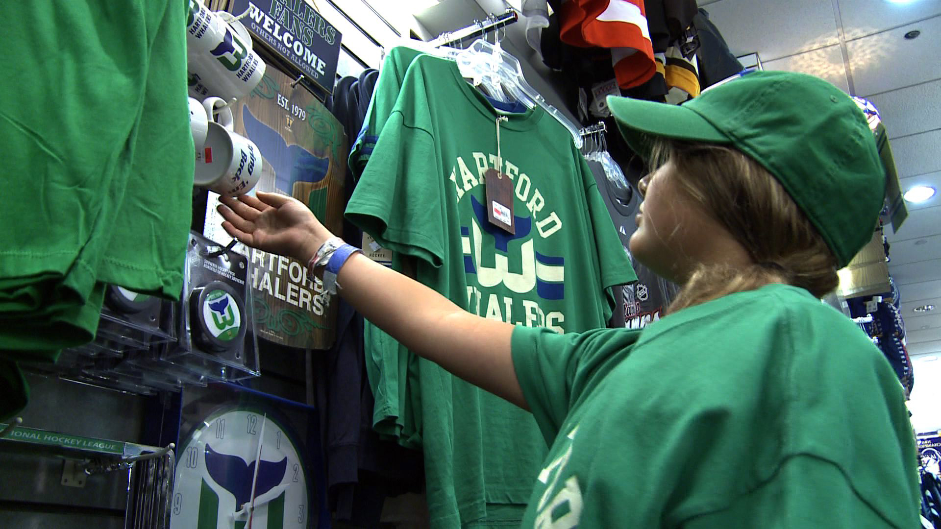 Whalers merchandise has remained popular long after the team’s demise.