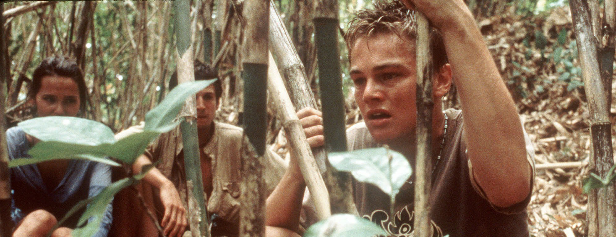 Leonardo DiCaprio in a scene from “The Beach.”