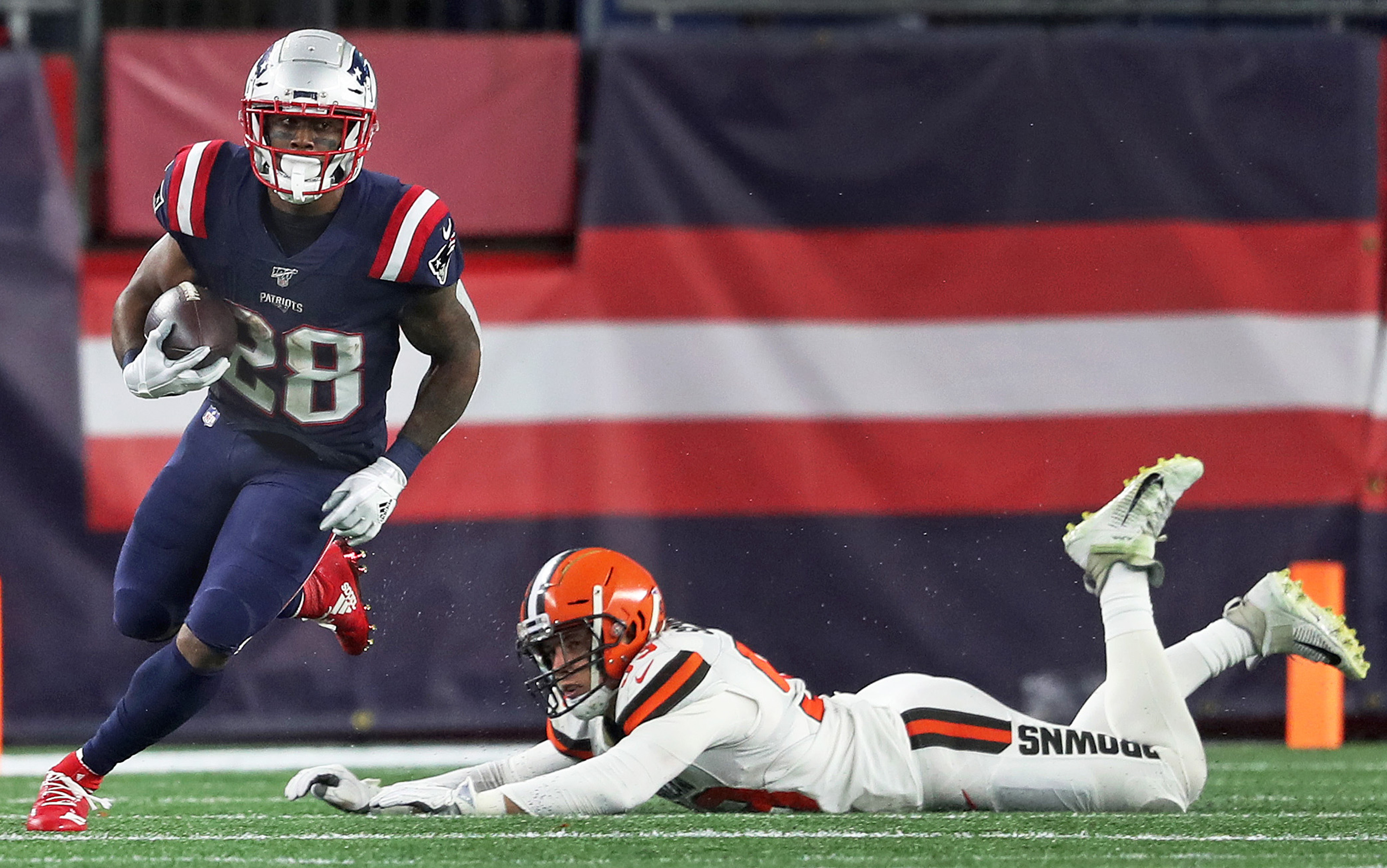 James White is back for another season with the Patriots.
