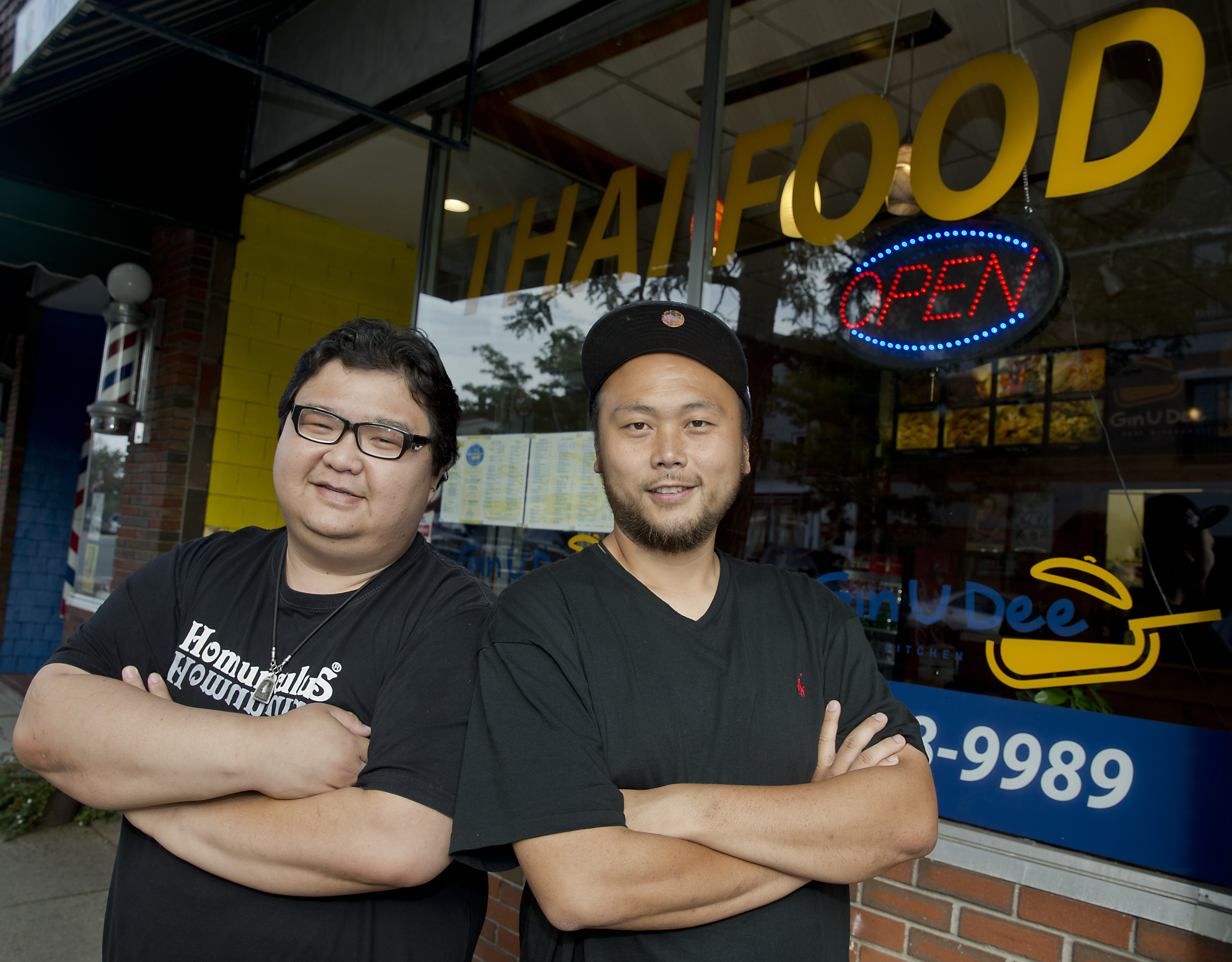 Owners Voranont Mettanant (left) and Teeradet Mongkhonlertsirikul.