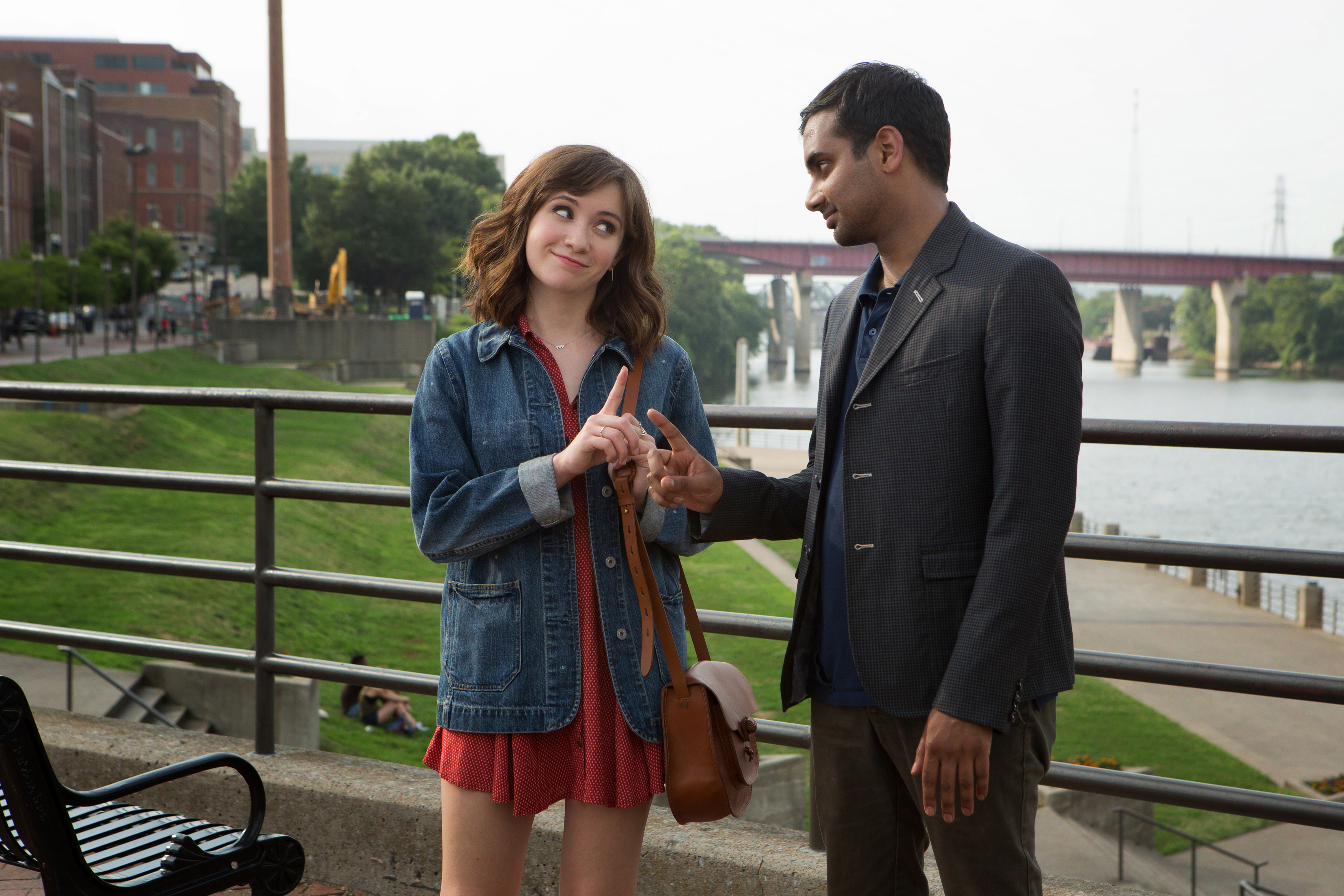 From left: Noël Wells as Rachel and Aziz Ansari as Dev in the Netflix’s “Master of None.”
