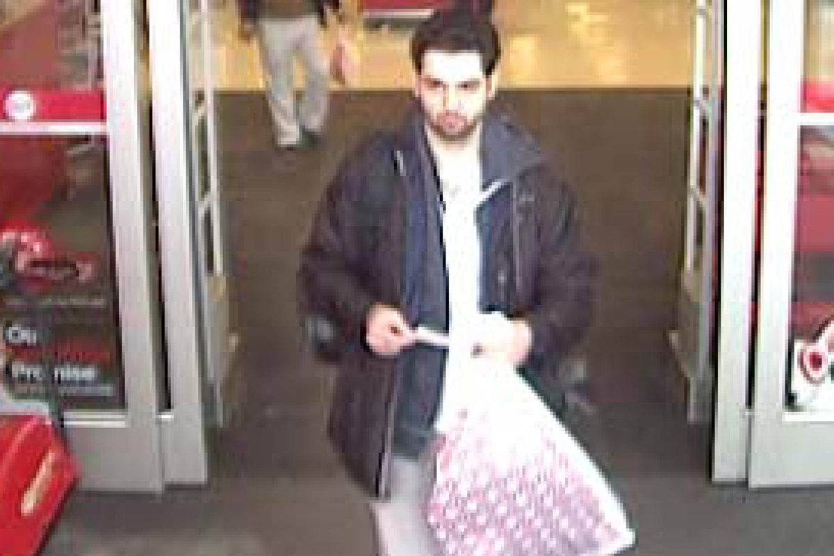 A video captured Tamerlan Tsarnaev leaving a Target store in Watertown.