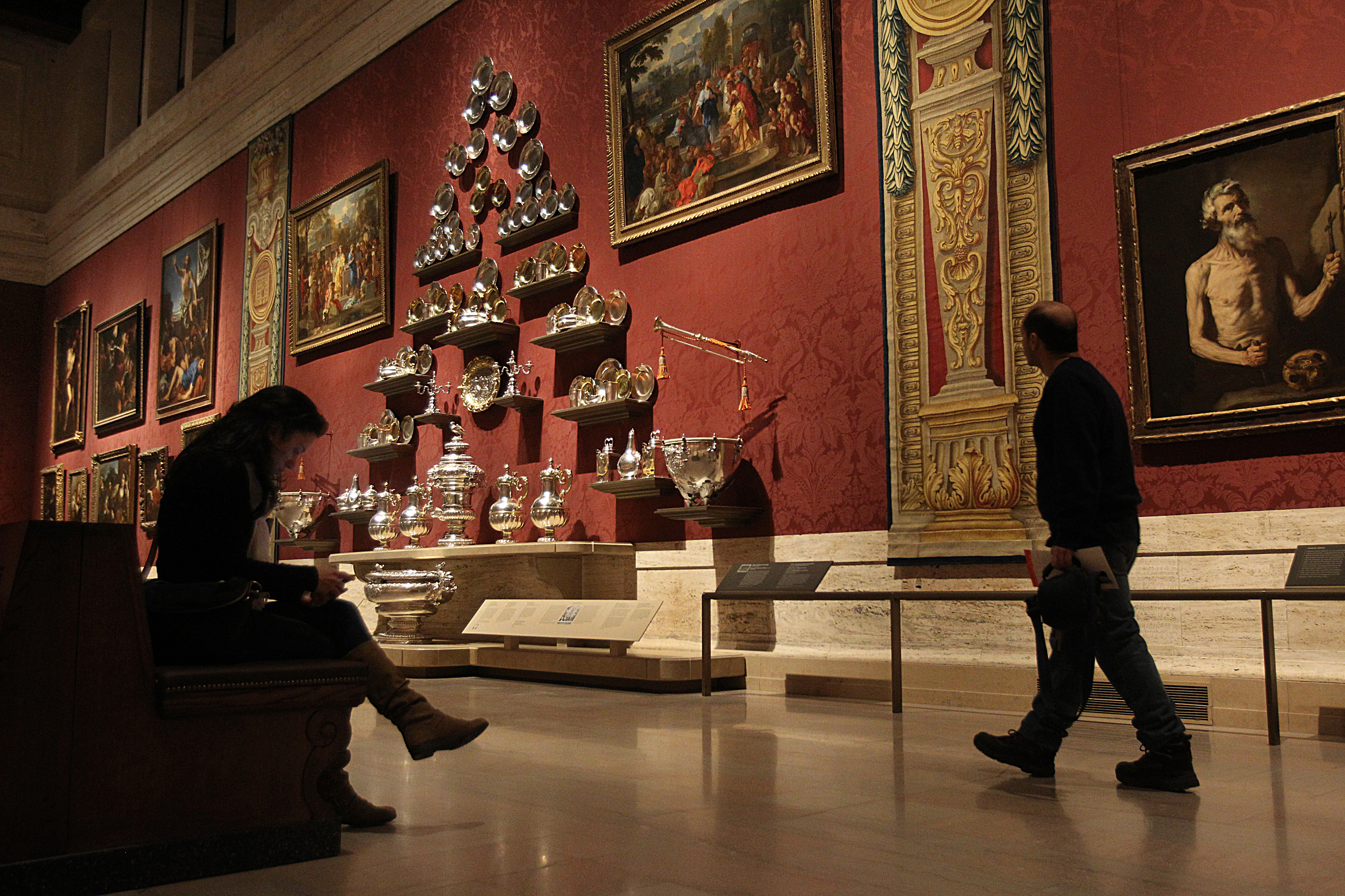 The Koch Gallery for old master paintings and Hanoverian silver was one of the galleries that was refurbished.