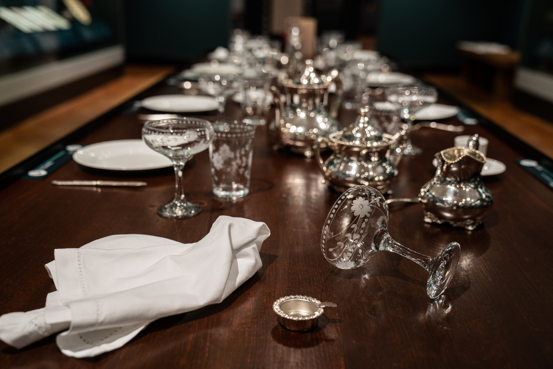 Gallery view of dining table.