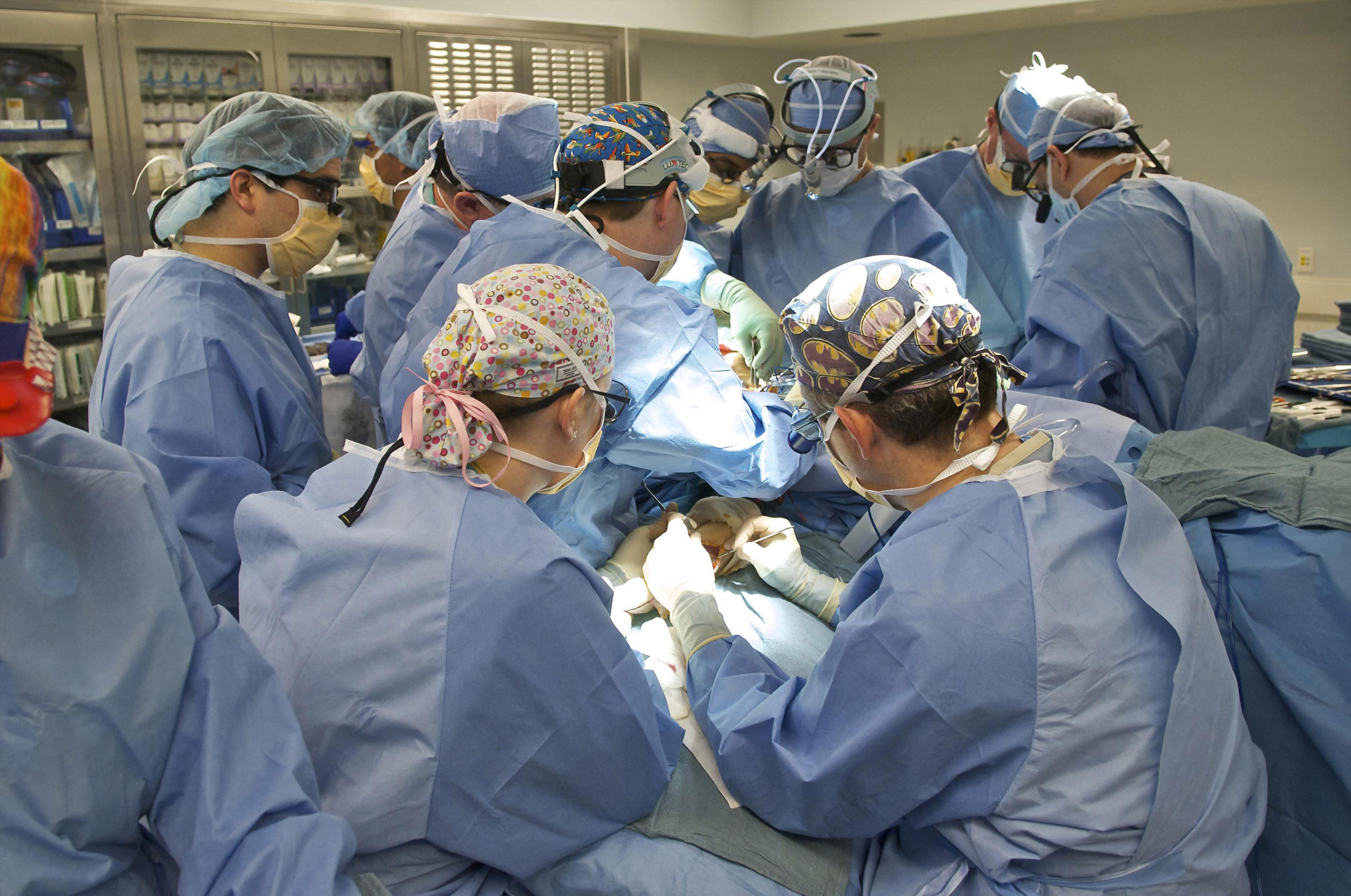 A face transplant in 2011.