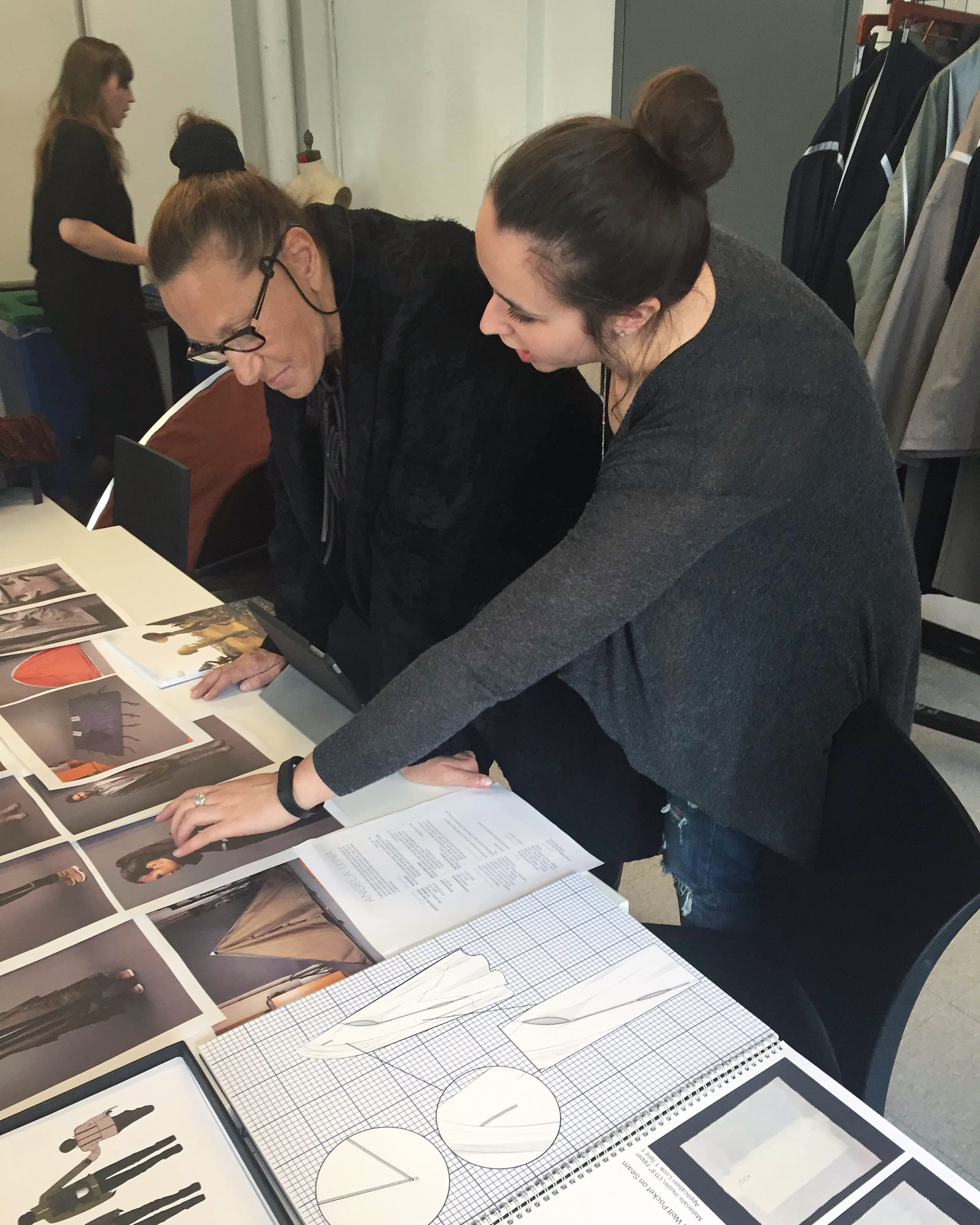 Angela Luna goes over some of her work with famed designer Donna Karan.