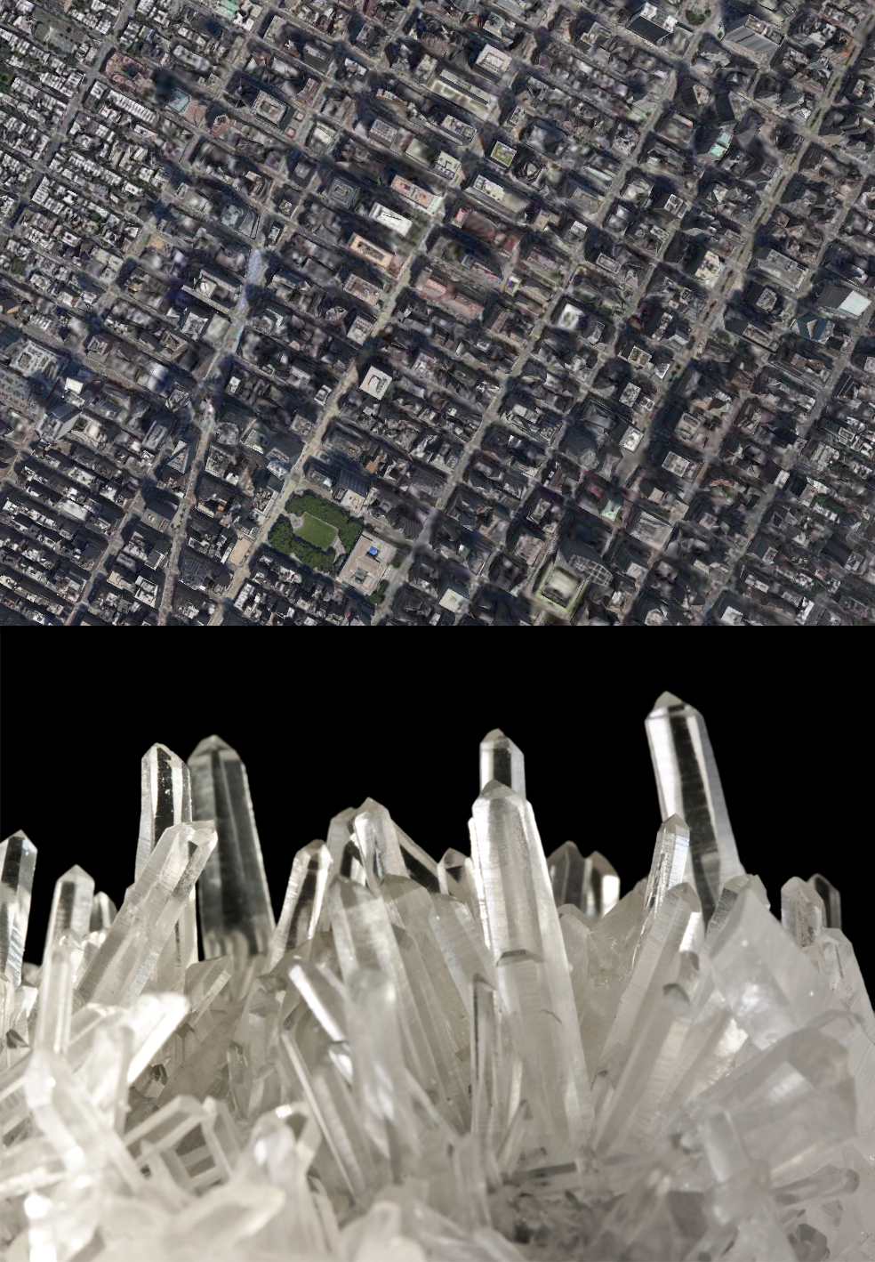 New York’s building layout is ordered much like a crystal structure, says MIT’s Franz-Josef Ulm.