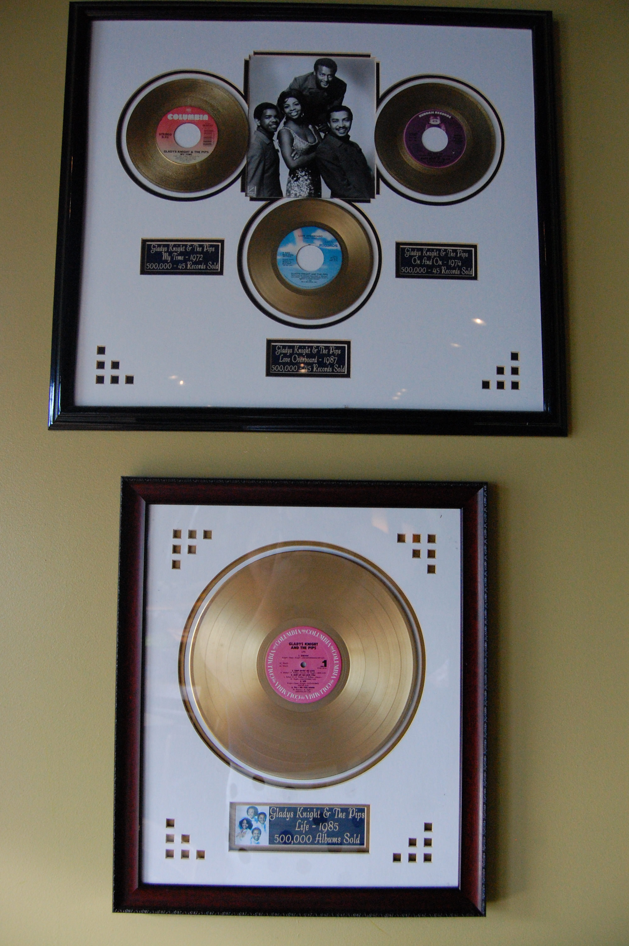 Knight’s gold records.