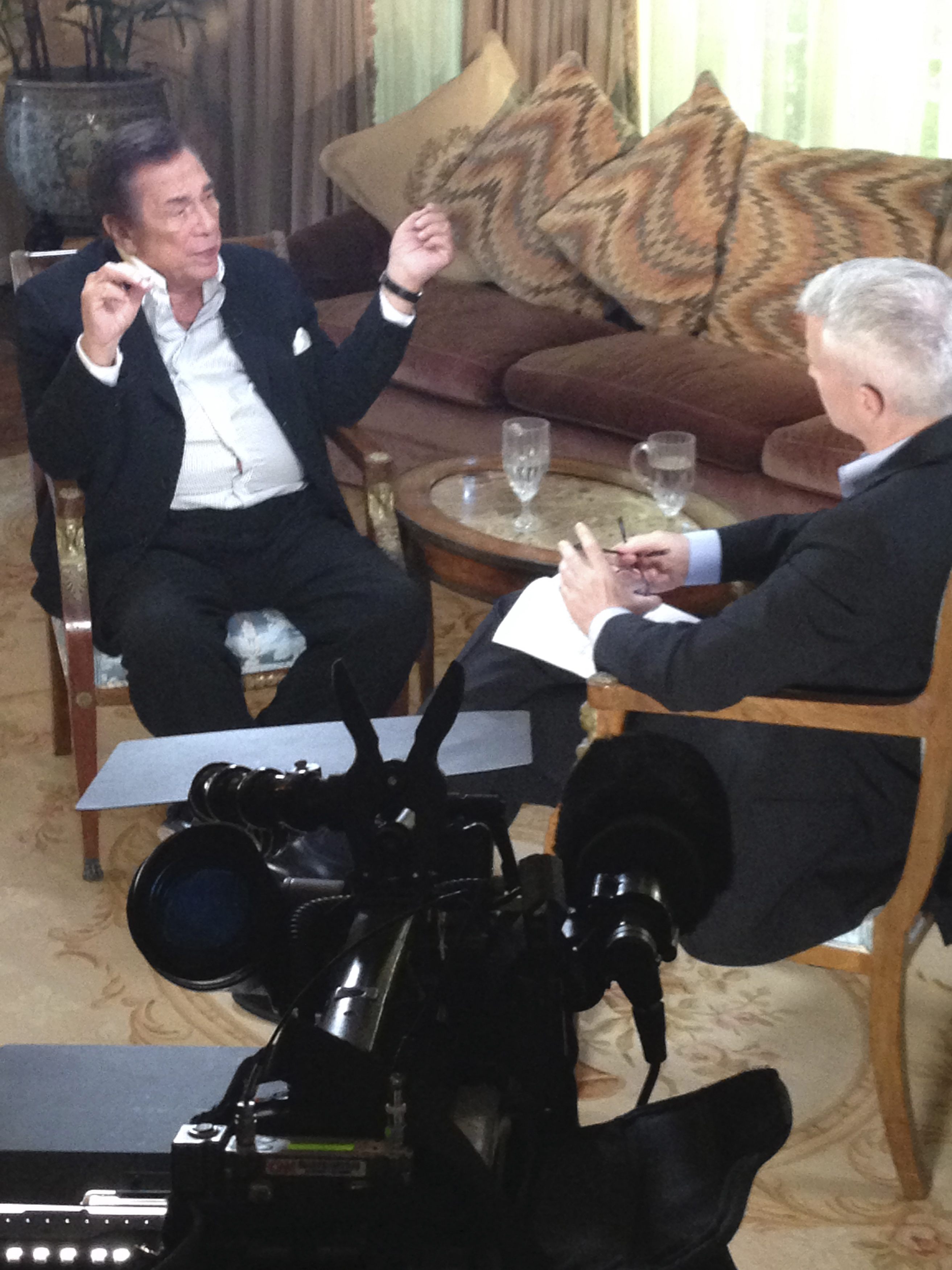 Donald Sterling spoke with CNN’s Anderson Cooper in an interview broadcast Monday.