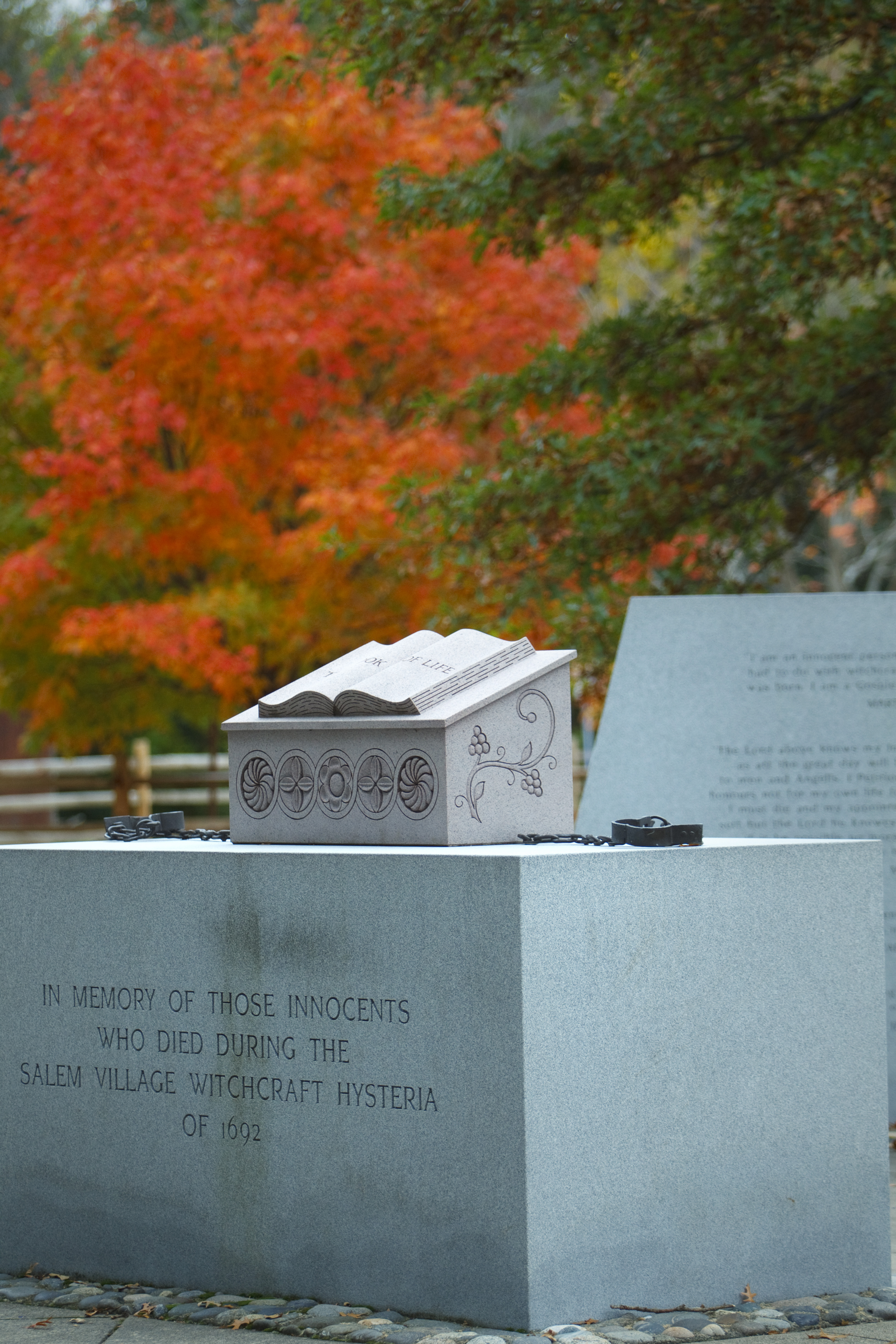 Salem Witch Trials Memorial.
