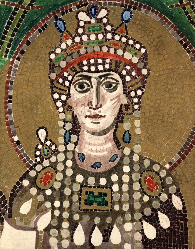 Souvenirs of empires past: the Byzantine Empress Theodora, circa 530 AD.
