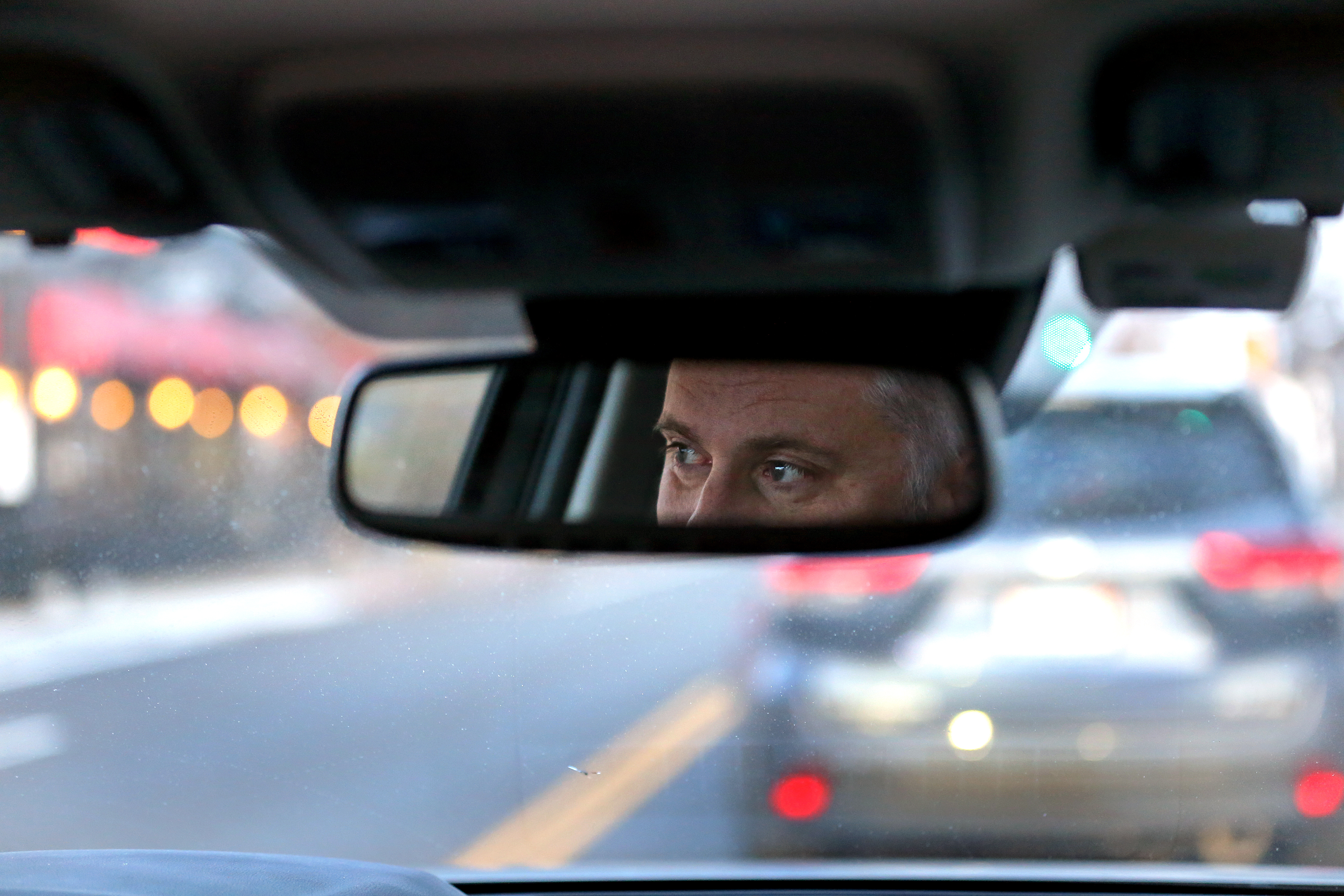 Jim Kogler, a software company executive from Quincy, heads toward the Neponset River Bridge. He said driving to his job in Cambridge allows him to pick up his children after work.