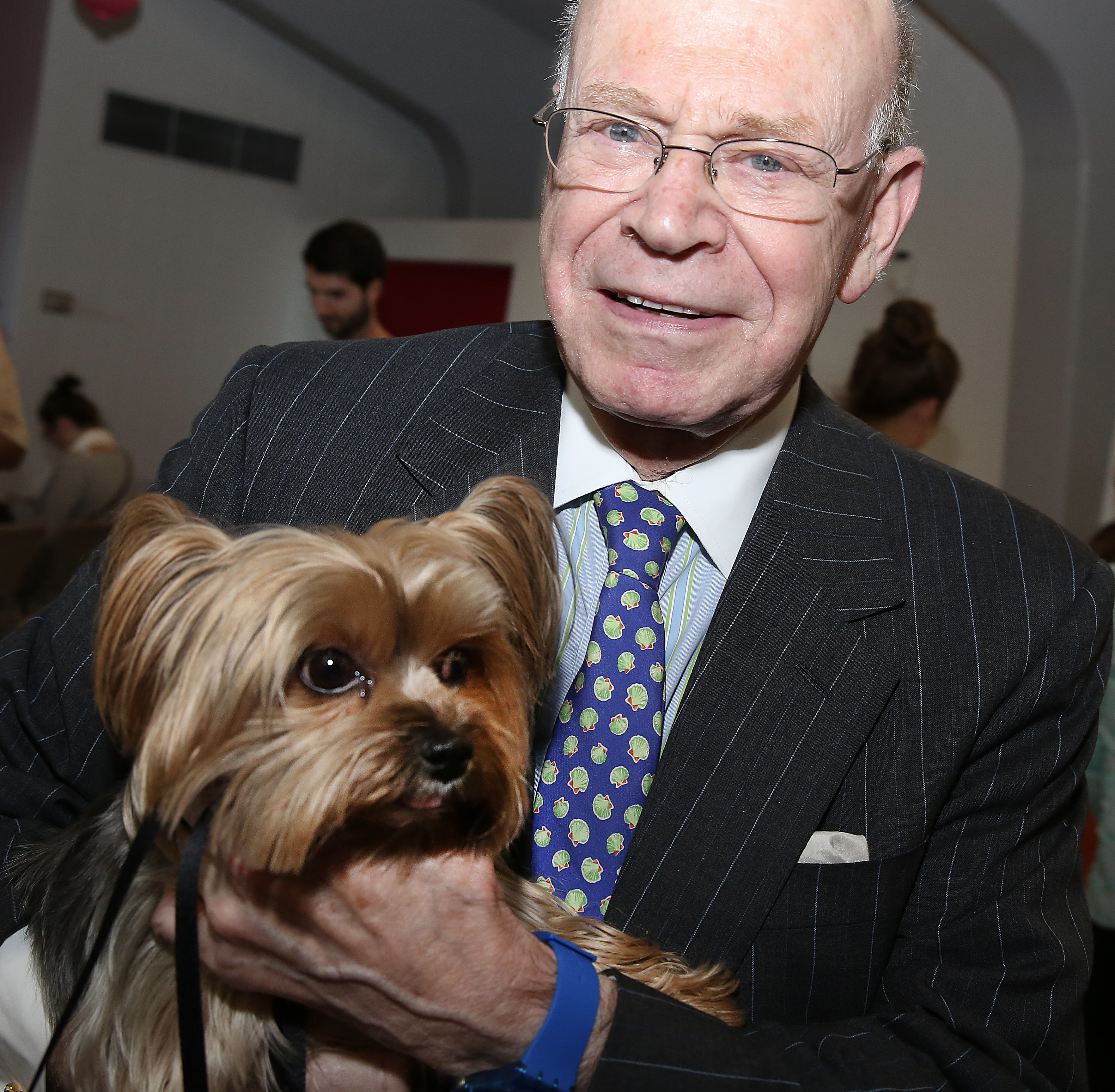 Mr. Beal and his dog, Mountie Jr., appeared at an Animal Rescue League event in 2014.