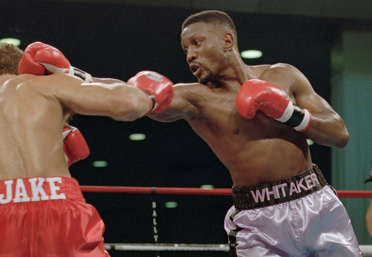Pernell "Sweet Pea" Whitaker had a career record of 40-4-1.