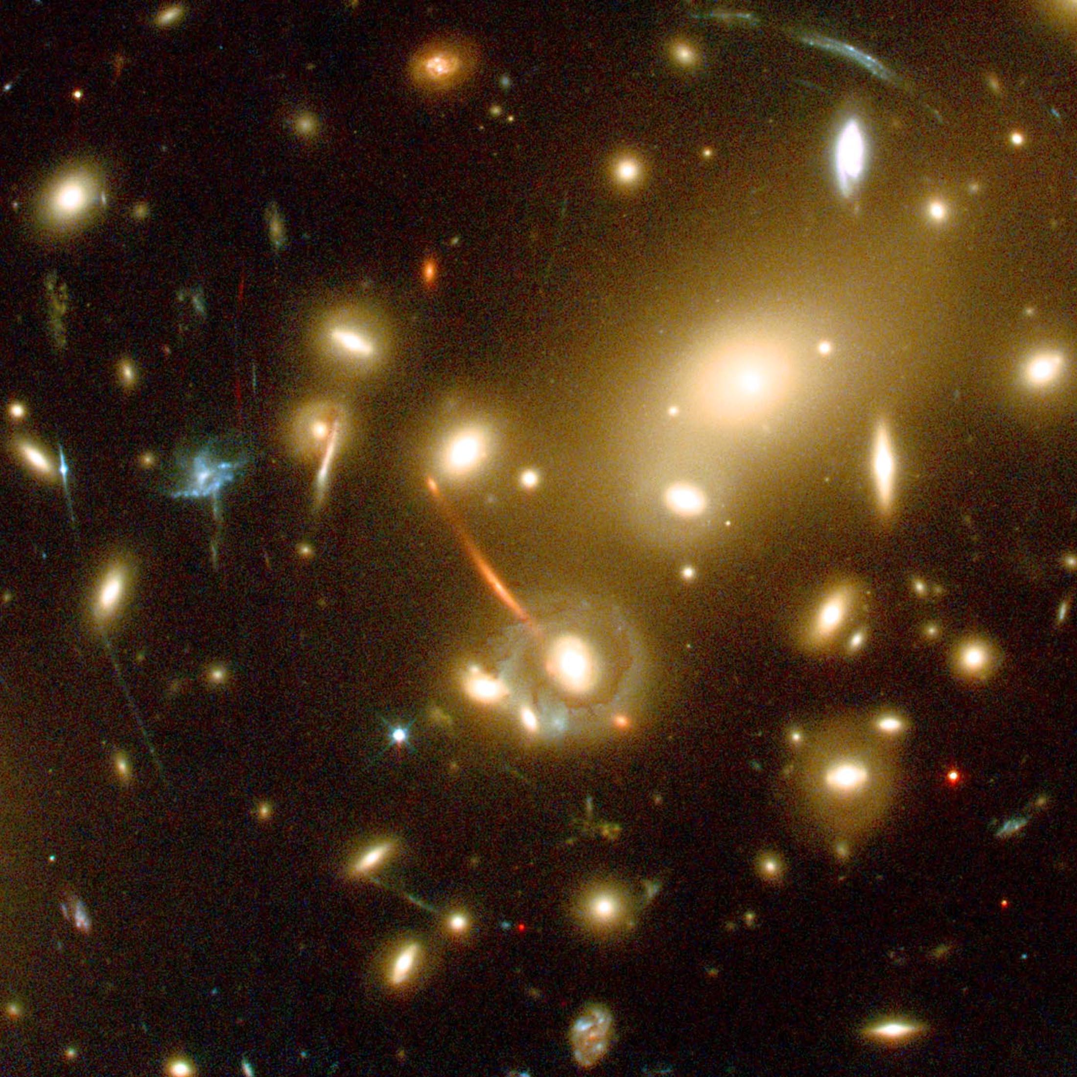 A galaxy discovered in 2004 was identified by combining the power of the Hubble telescope and telescopes on Mauna Kea.