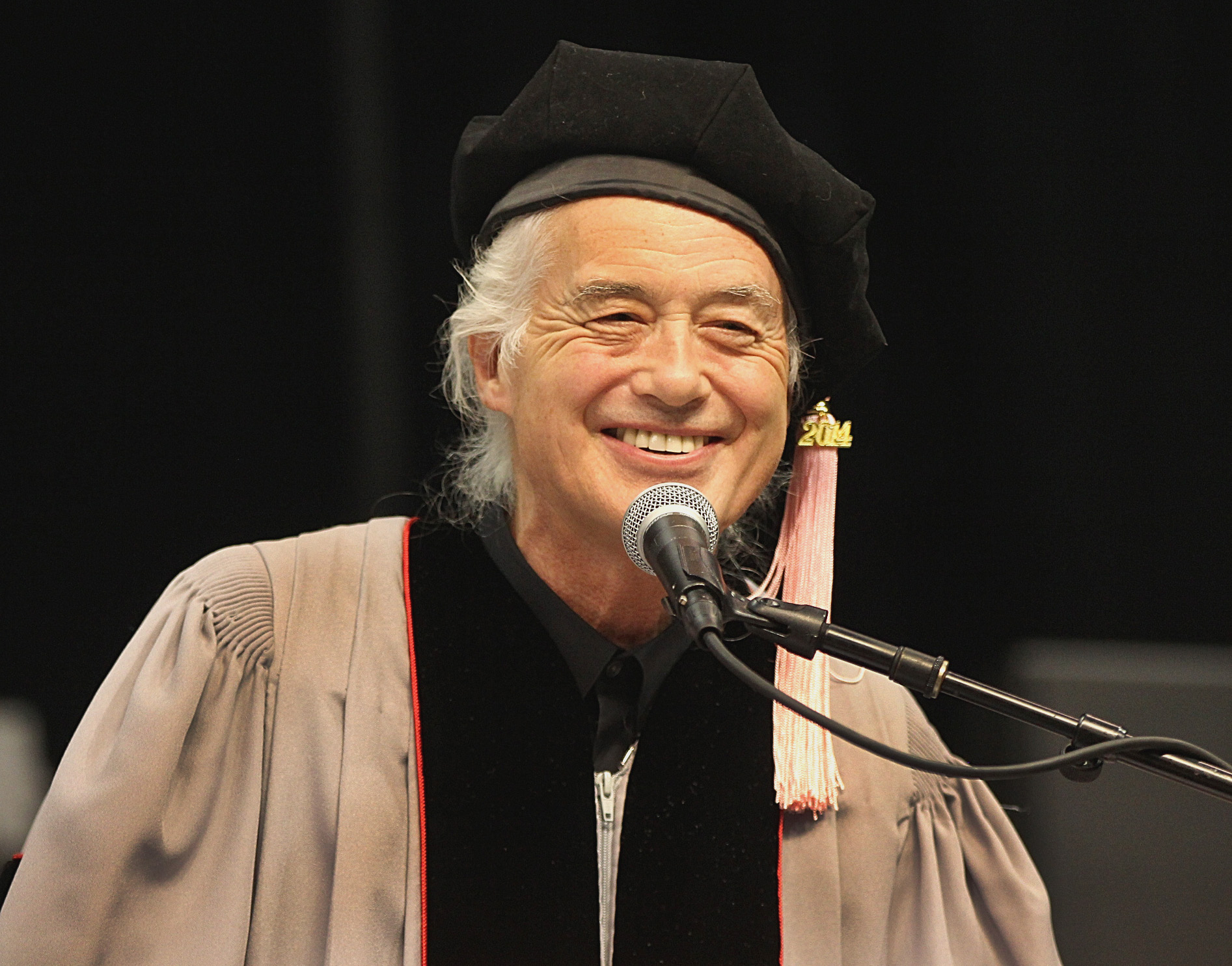 Page at Berklee College of Music’s commencement ceremony.