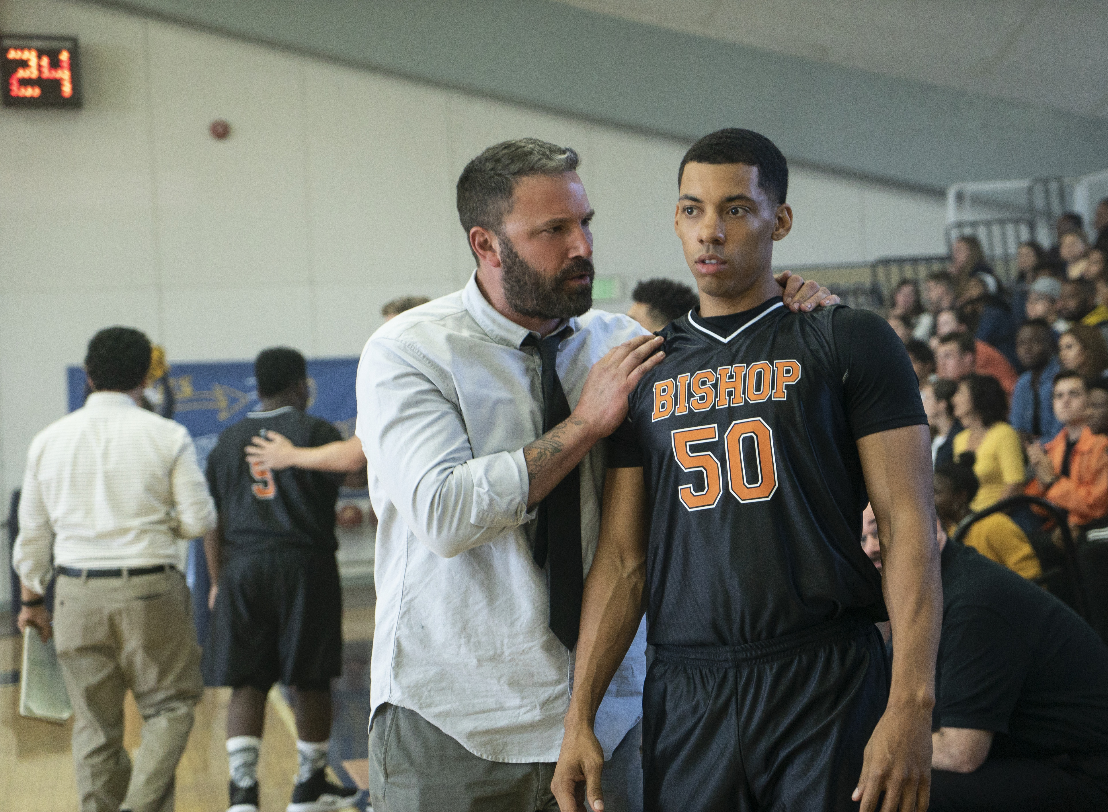 Ben Affleck and Brandon Wilson in "The Way Back."