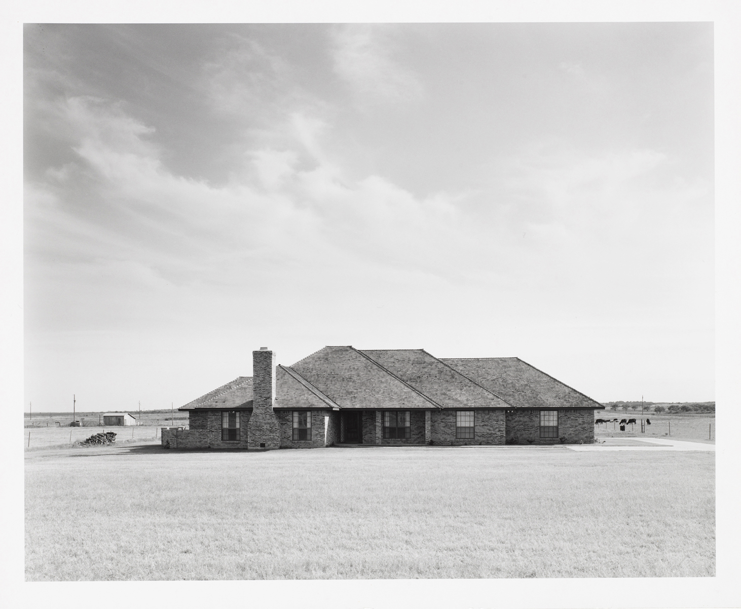 Frank Gohlke’s “Near Crawley, Texas,” taken in 1978.