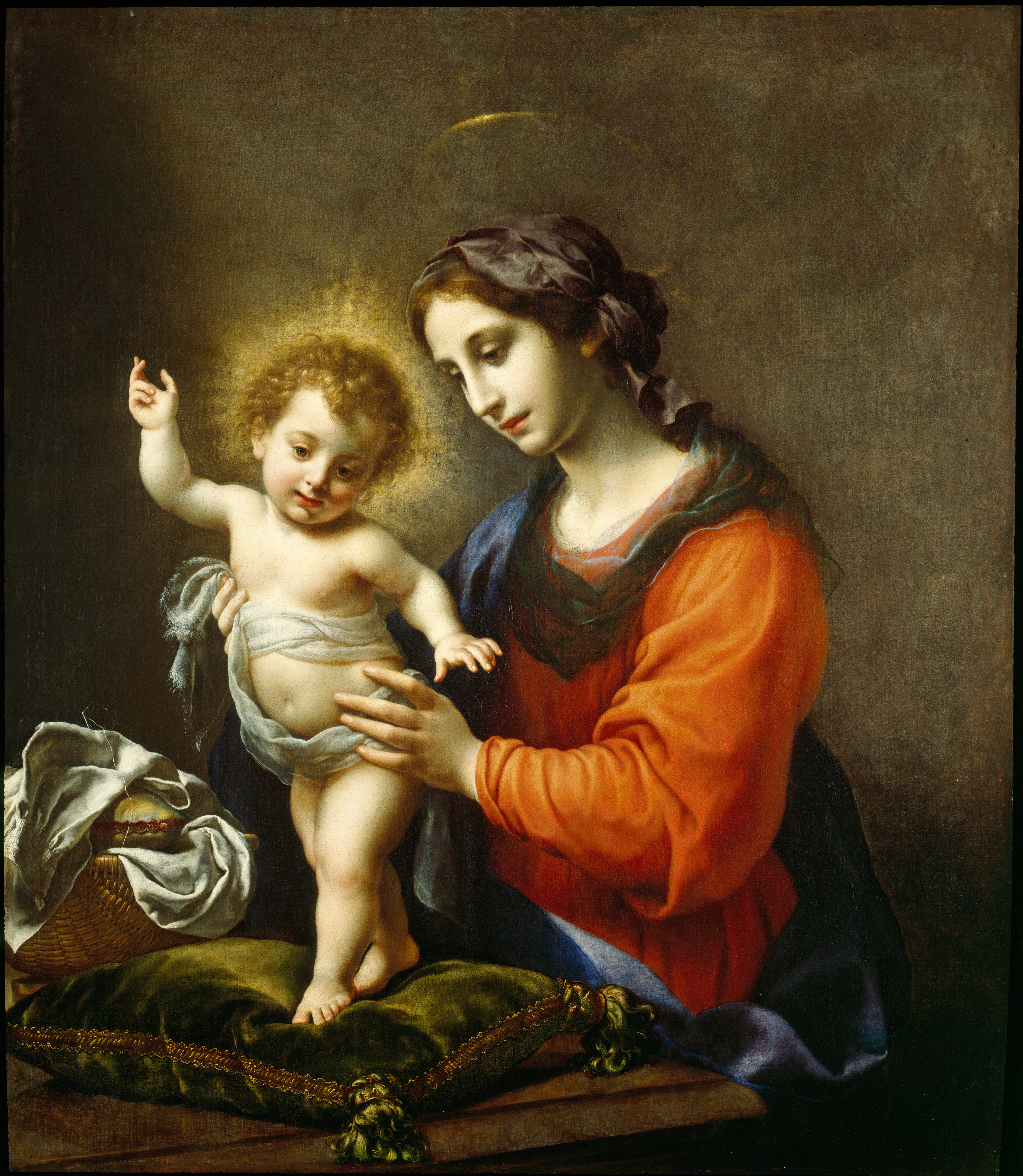 Carlo Dolci’s “The Virgin and Child.”