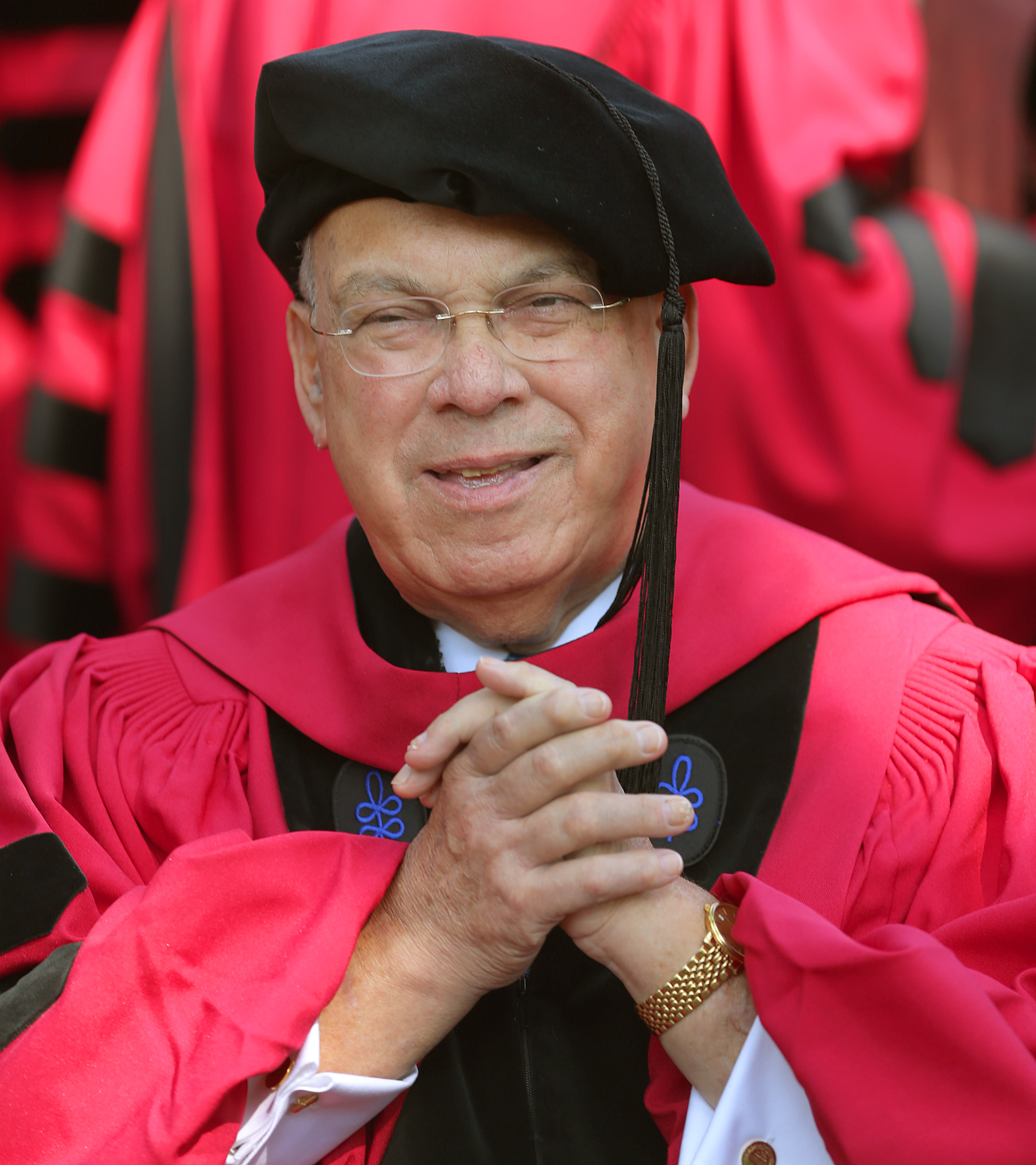 Mayor Menino received an honorary degree from Harvard earlier this year.