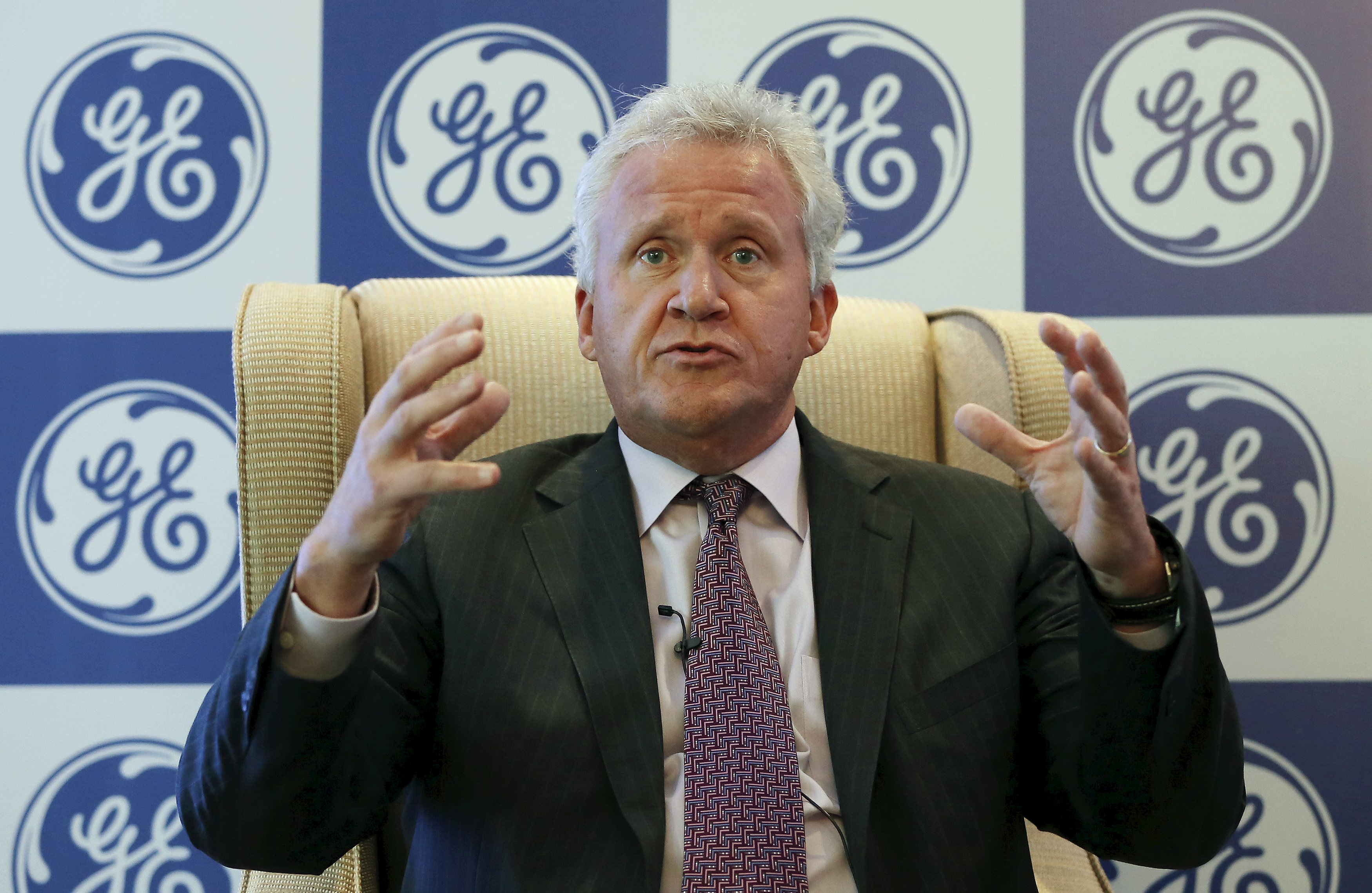 Jeffrey Immelt was seen last year.