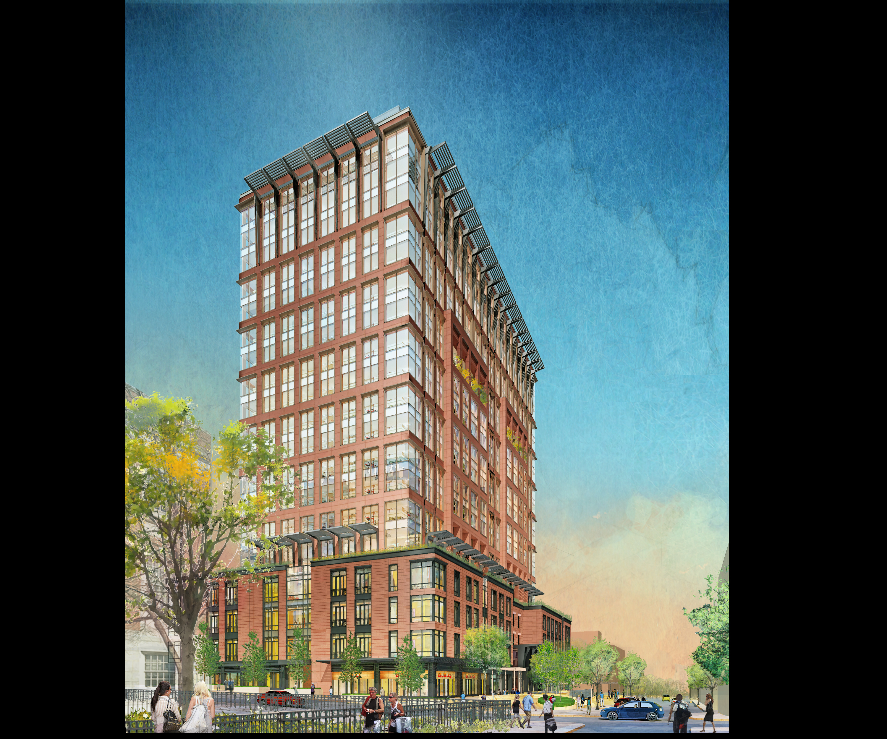 A proposed renovation of the Sullivan Courthouse.