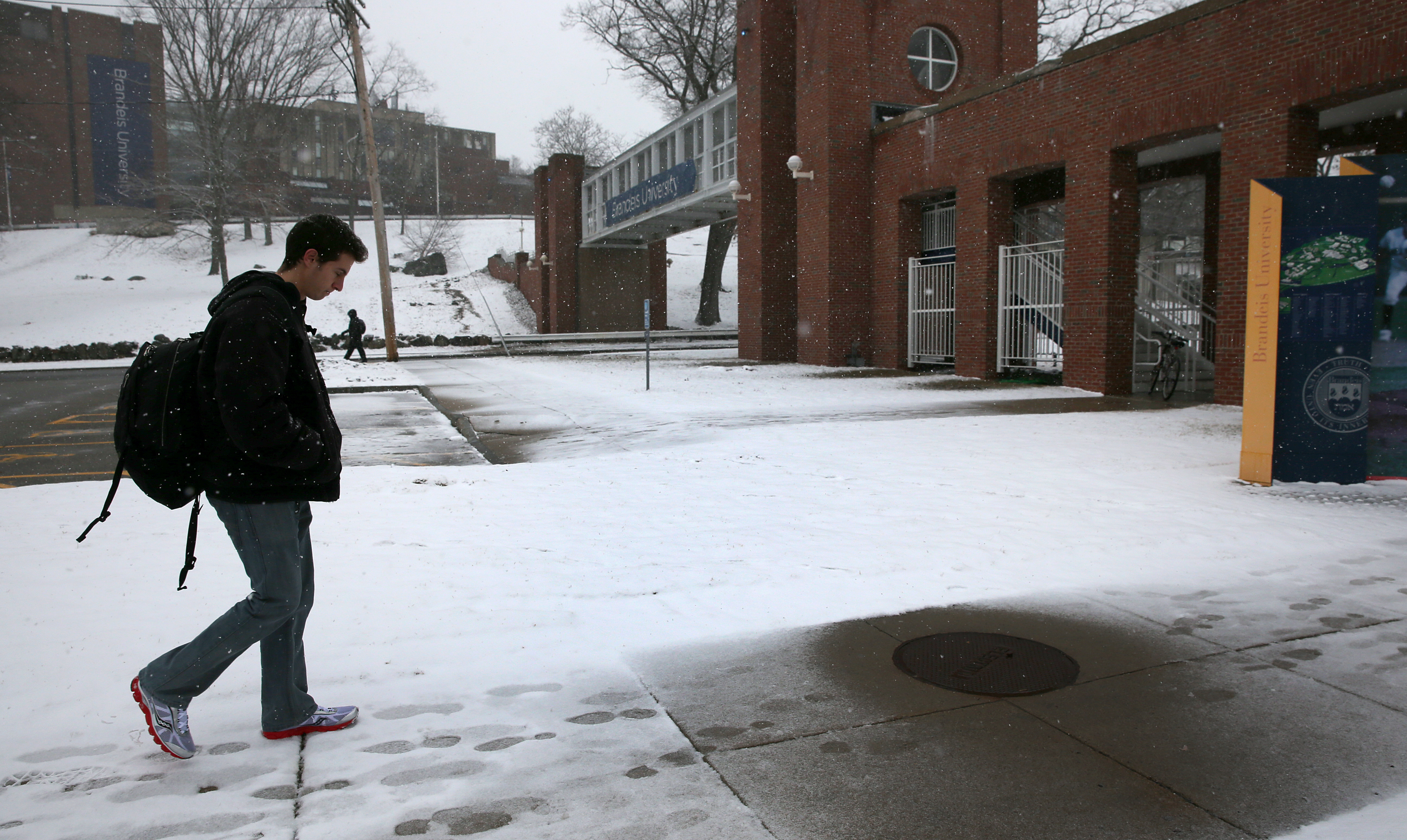 Nathaniel Barr, a 21-year-old Brandeis senior, said he often sprints to cross the busy street where the accident occurred.