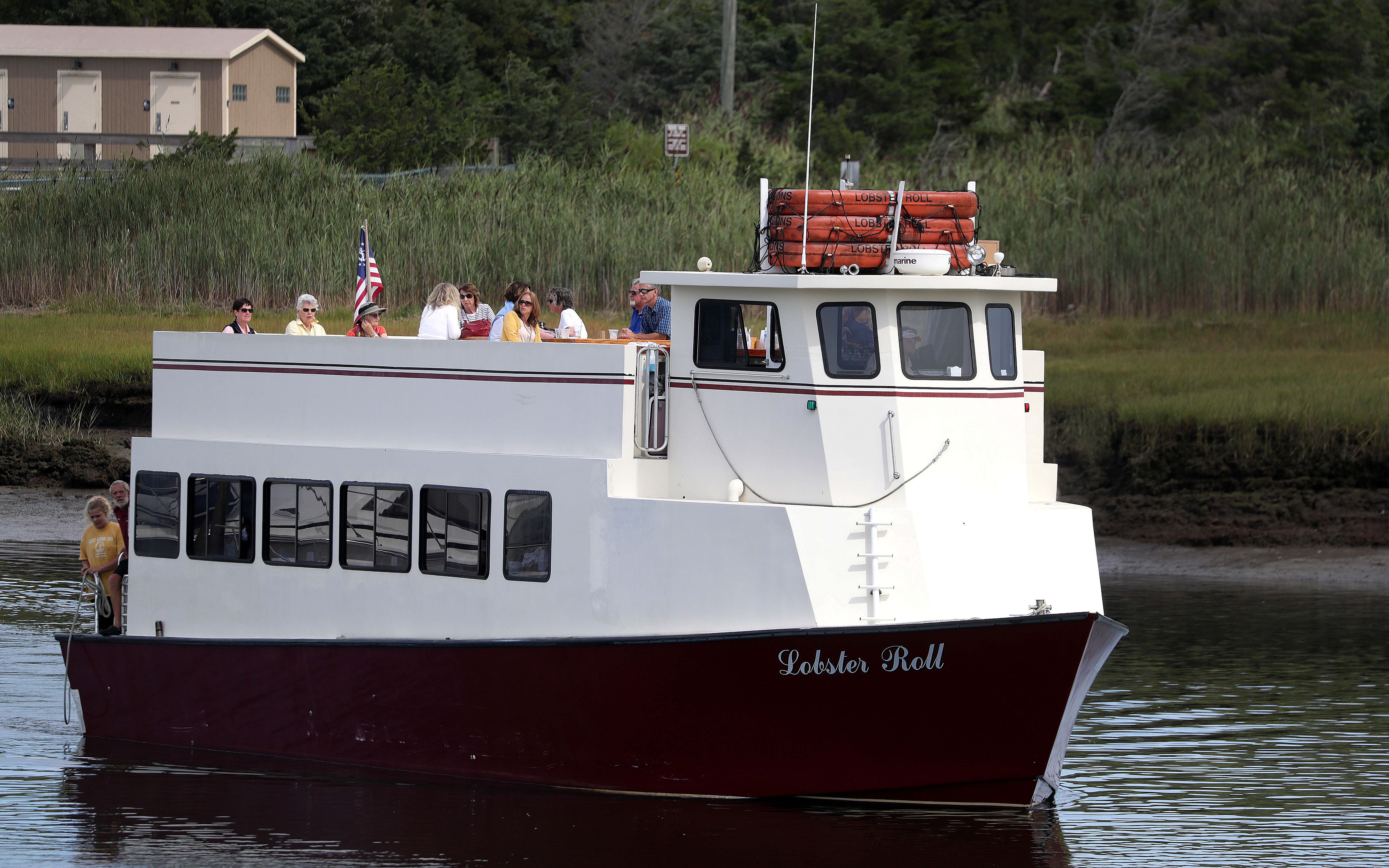 The S.S. Lobster Roll set sail from Dennis.