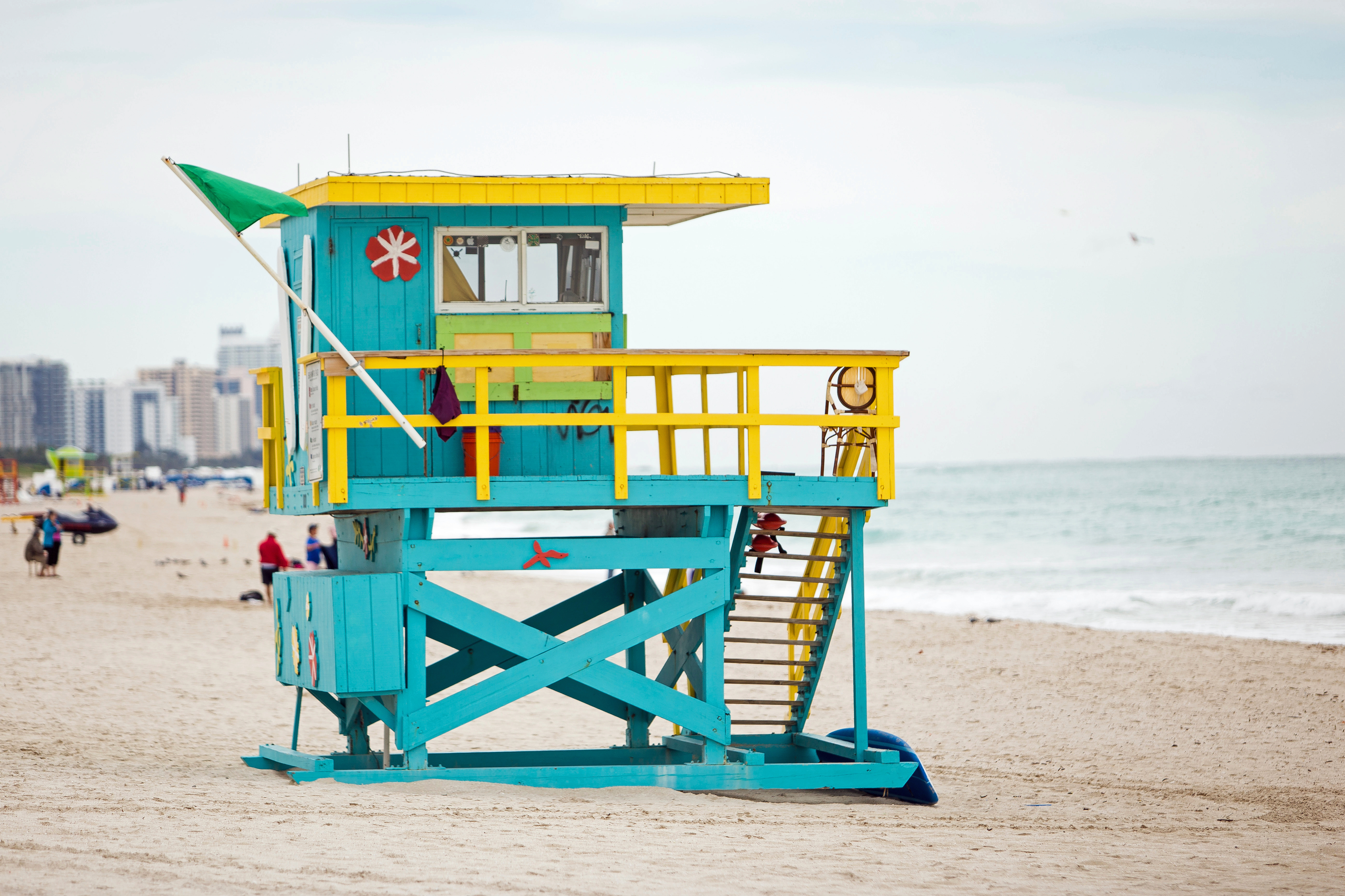 A BFF getaway on the beach? Yes, please. The average annual temperature in Miami is 76 degrees.