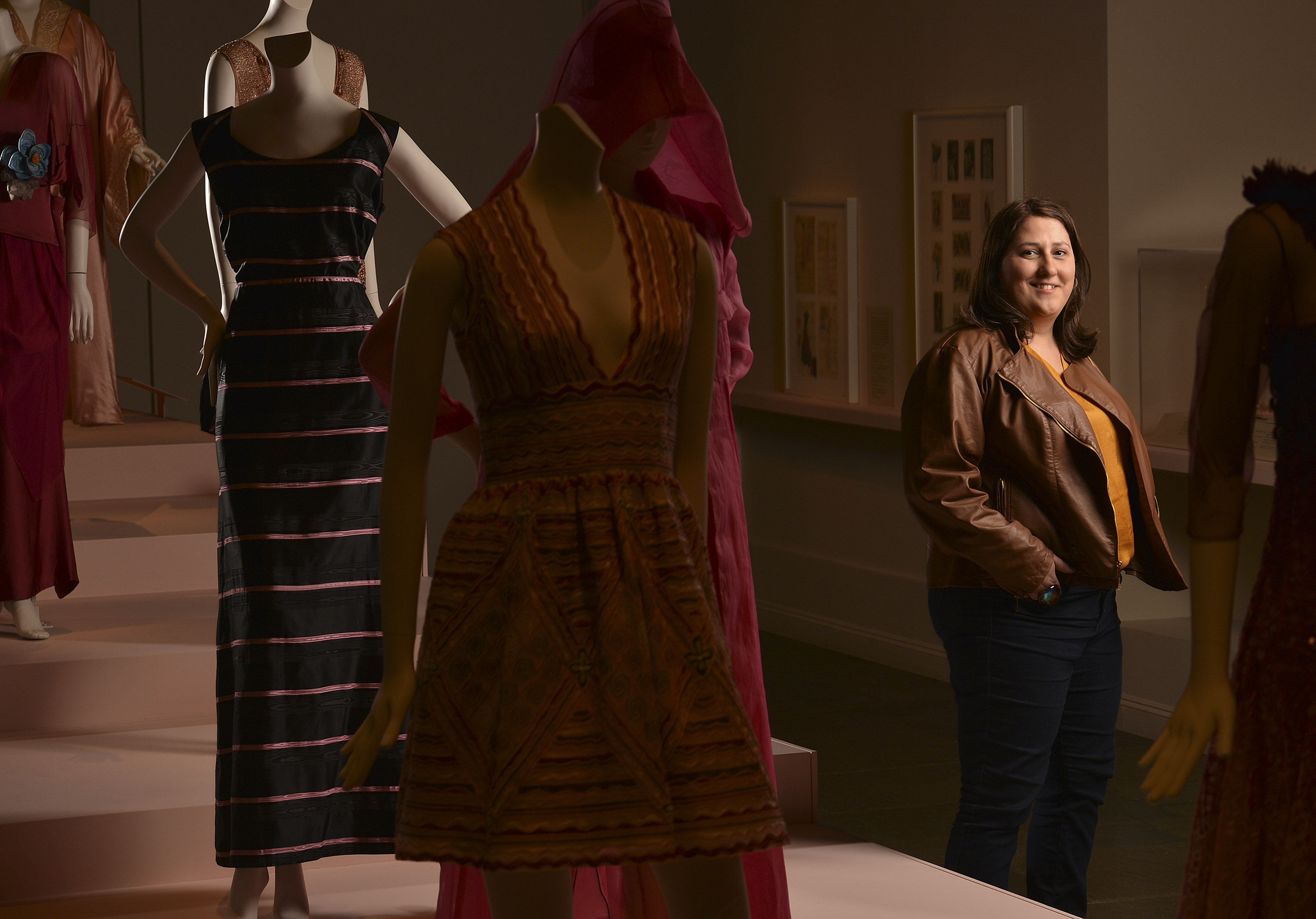 Biogen Idec marketing team leader Deborah Glasser has a new appreciation for the MFA’s “Think Pink” exhibit after a tour with the curator.