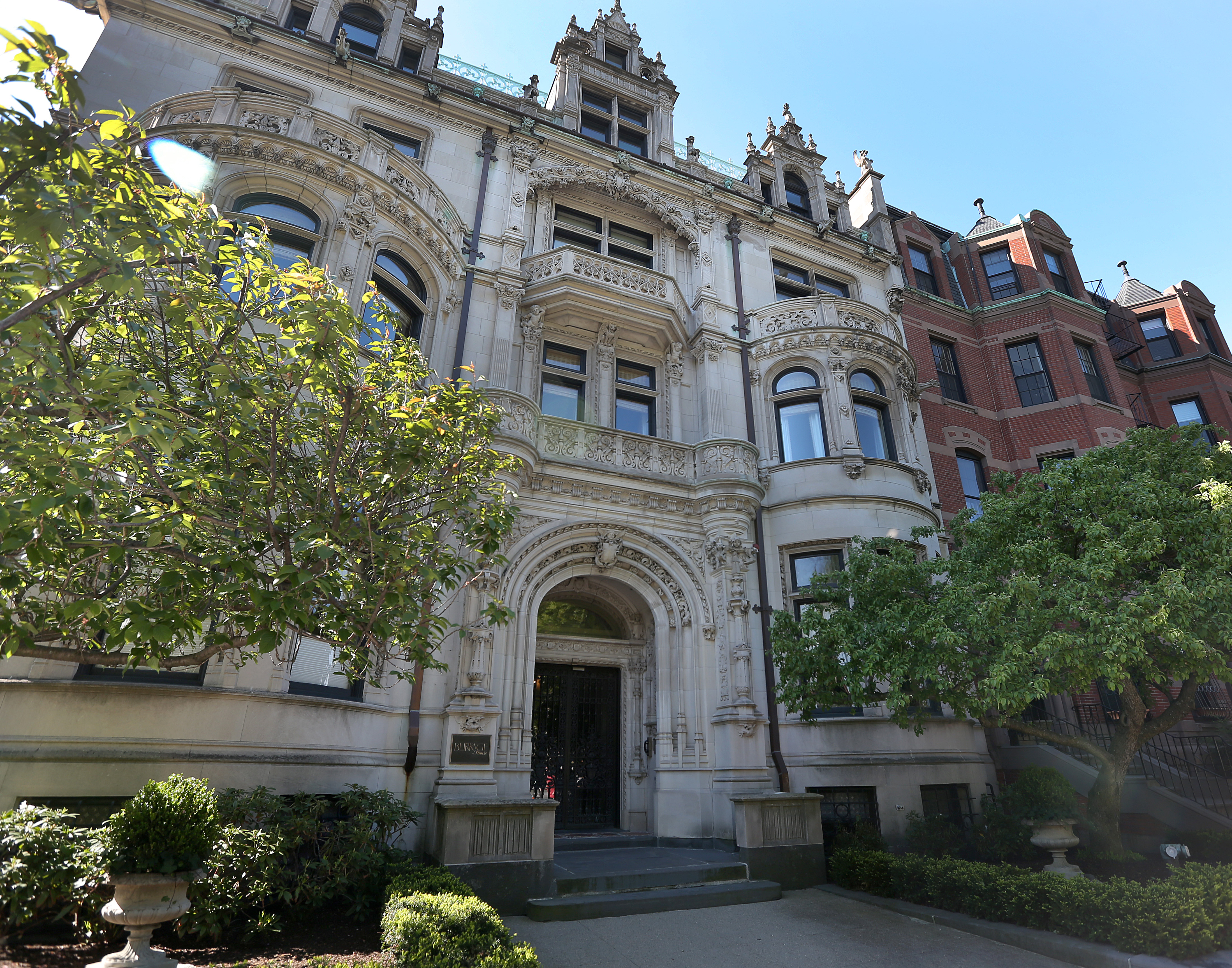 The Burrage Mansion, 314 Commonwealth Ave., was converted into four condos in 2002.
