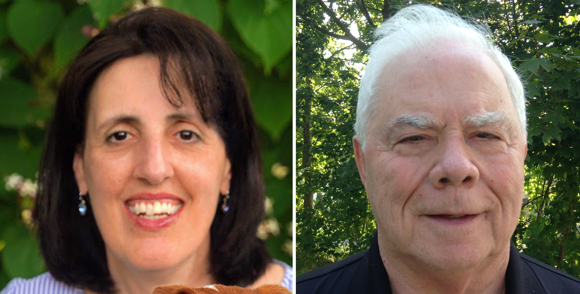 Ward 1 councilor candidates Maria Scibelli Greenberg, left, and Allan L. Ciccone Sr.