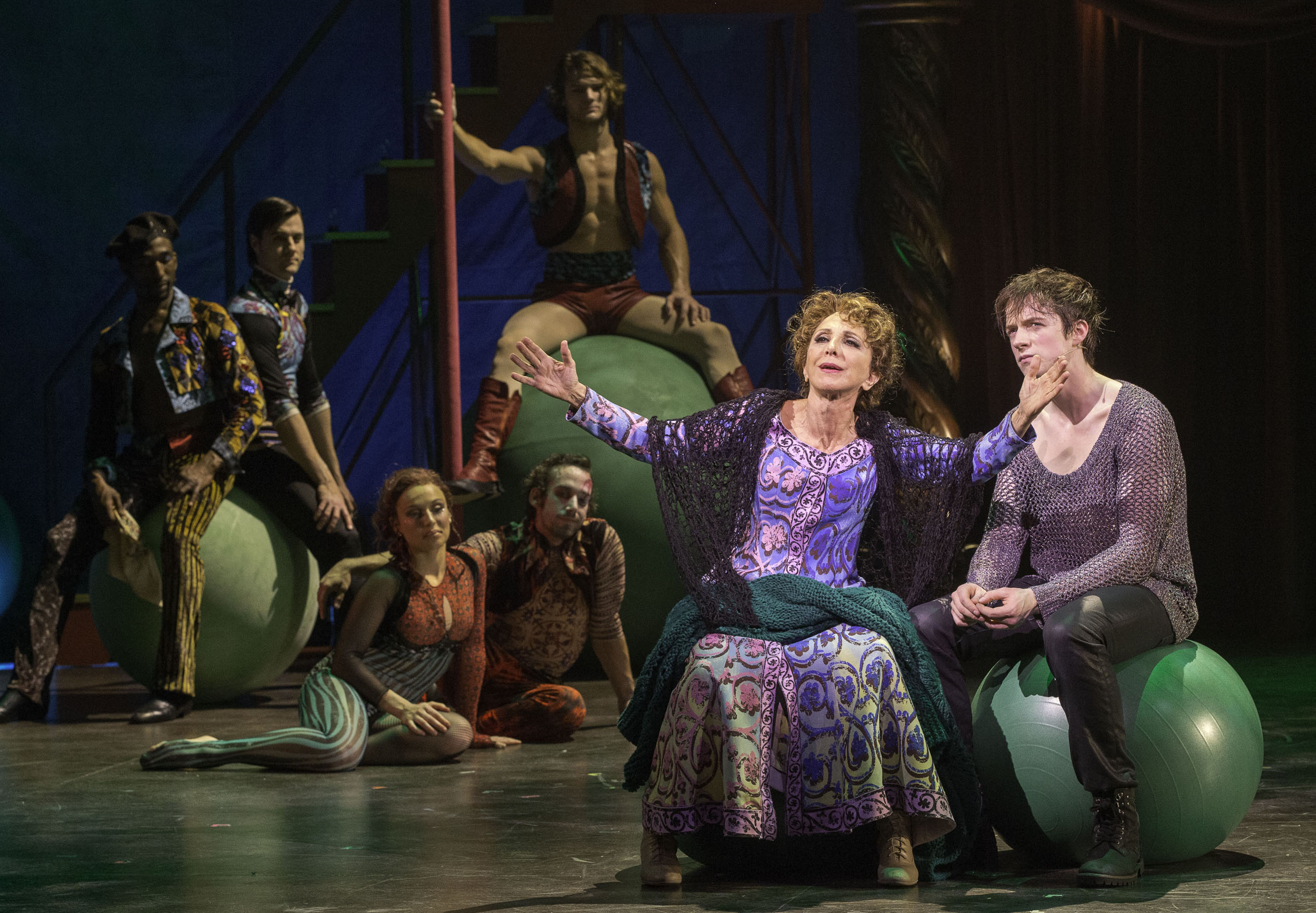 Andrea Martin (with Matthew James Thomas in “Pippin”) won outstanding musical performance by an actress.