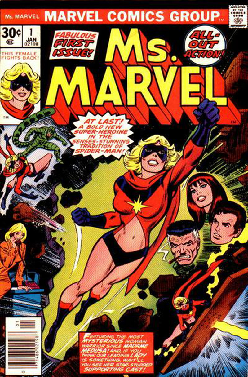Carol Danvers debuted as Ms. Marvel in 1977.