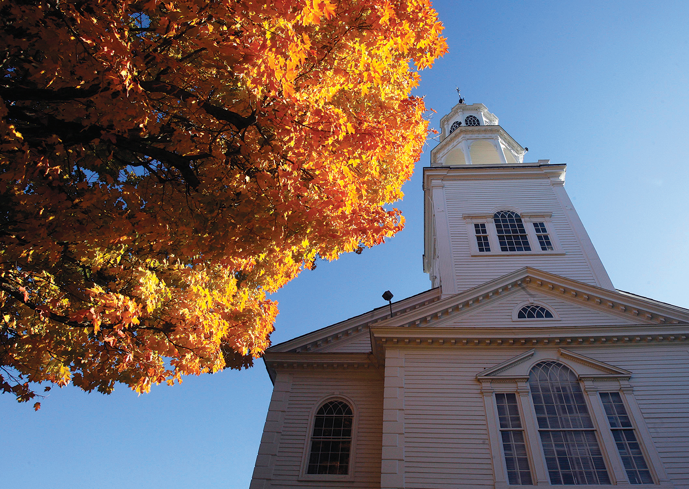 Old First Church in Bennington, Vermont.