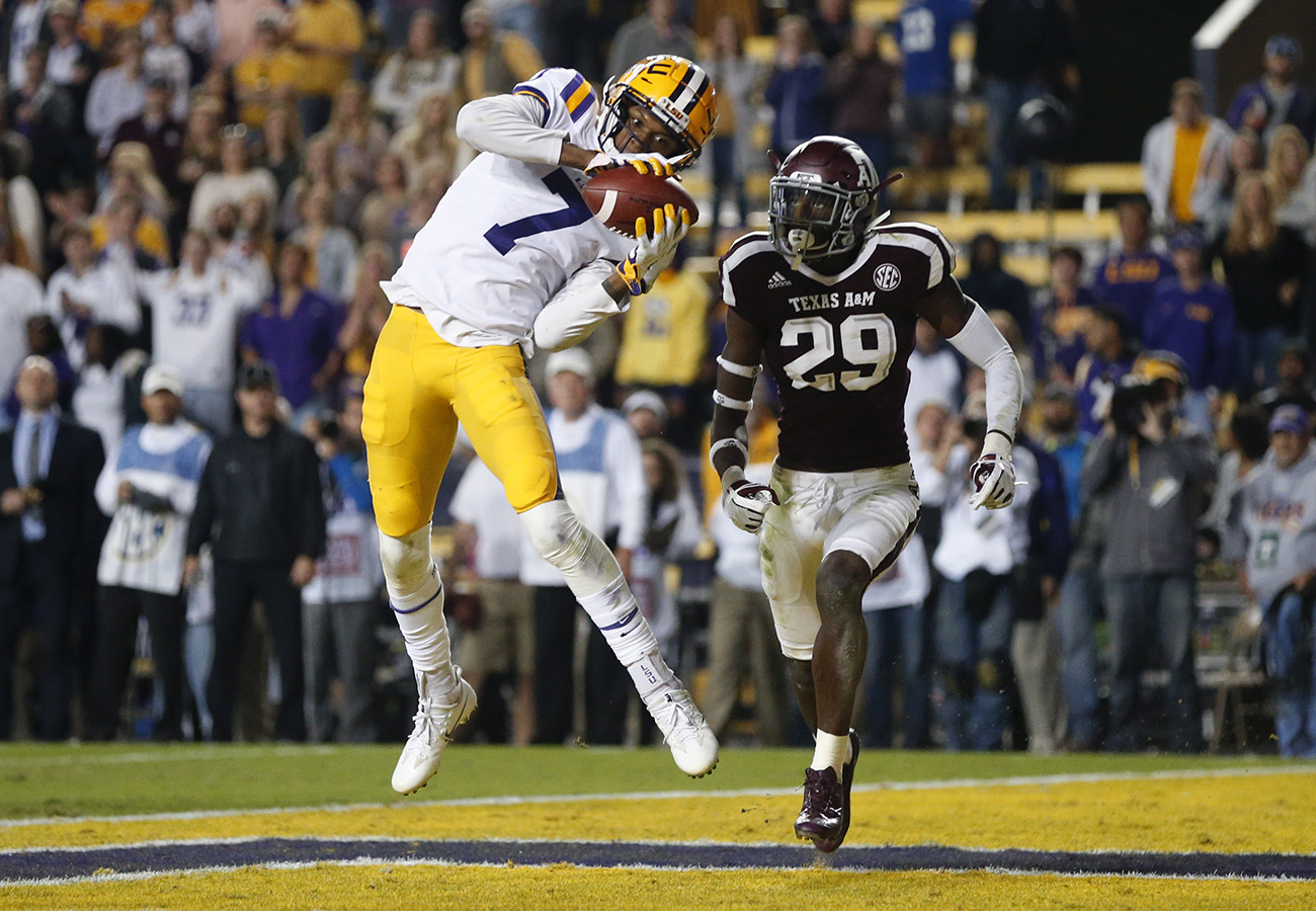 D.J. Chark averaged 21.9 yards per catch last season.