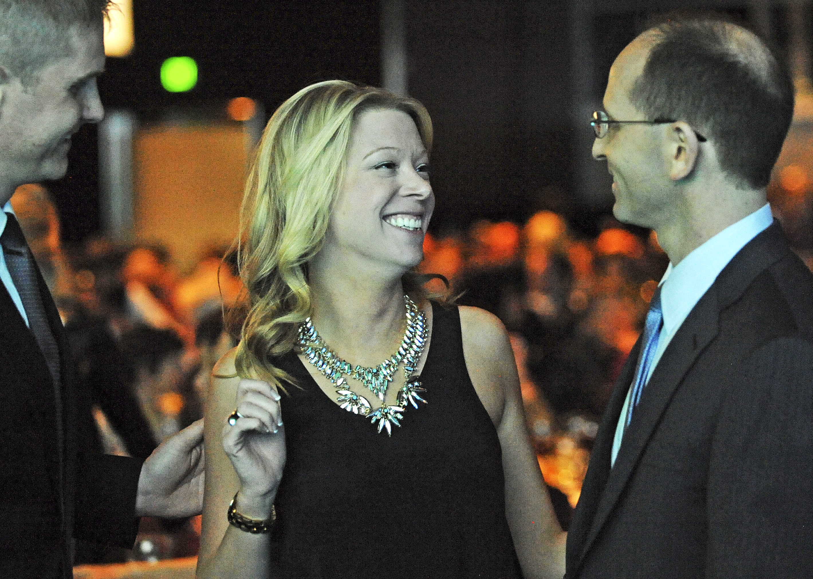 Adrianne Haslet-Davis called Dr. Jeffrey Kalish (right) a “miracle worker.”