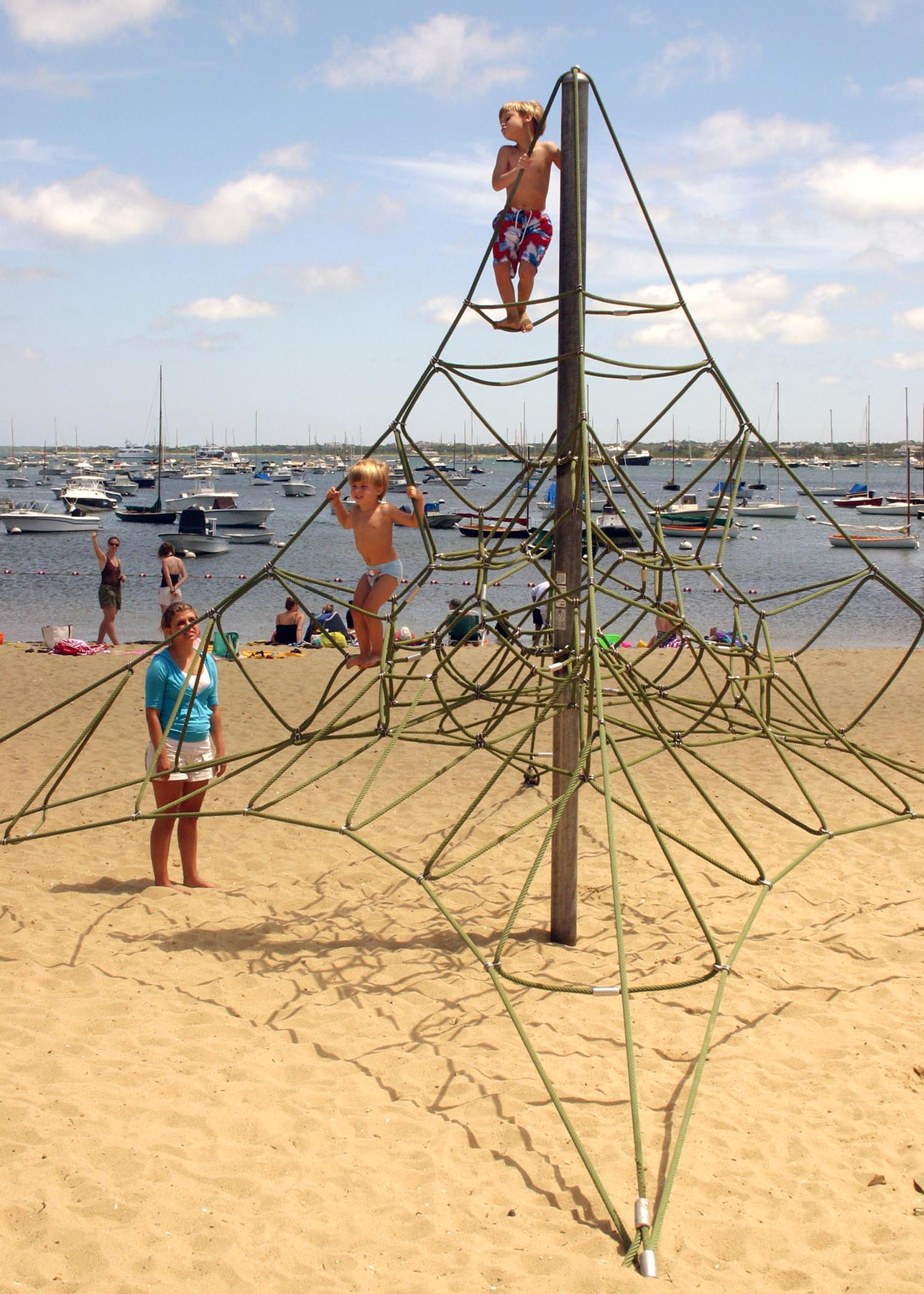Nantucket's Children's Beach has a playground and calm waters.