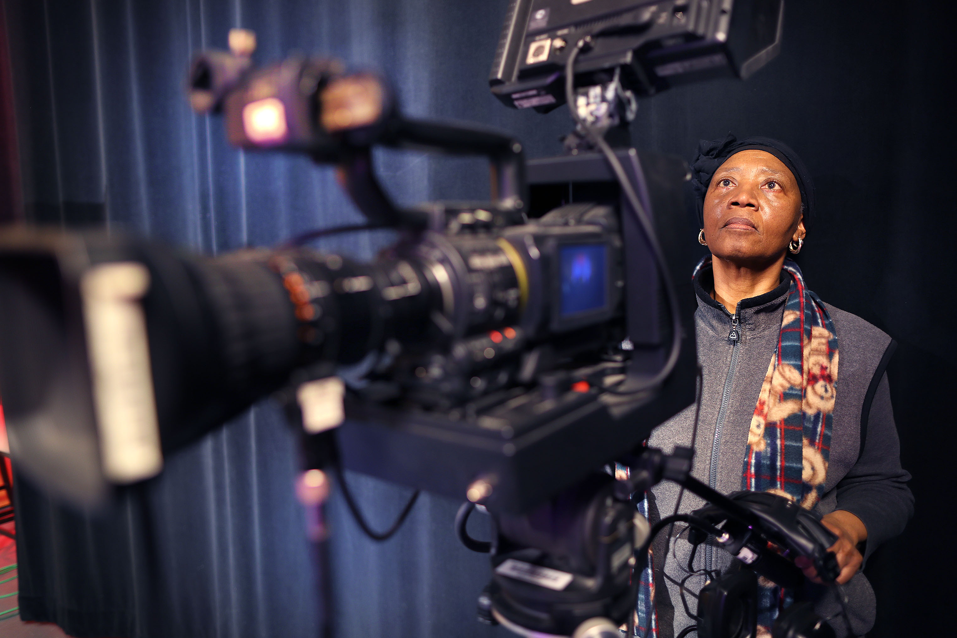 Carol Wydman ran a camera for “Seriors on the Move.”