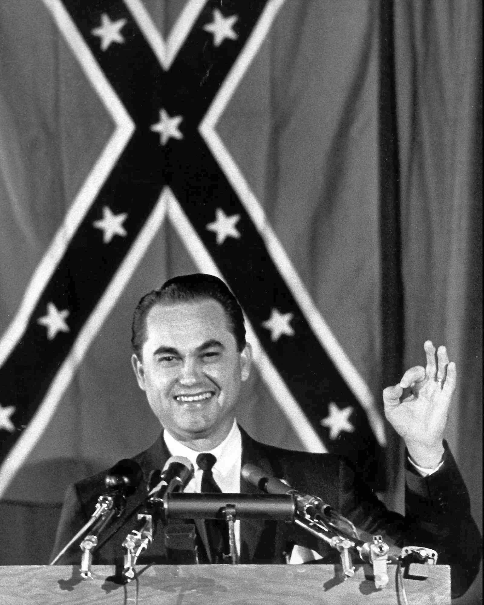 Governor George C. Wallace of Alabama spoke in 1964.