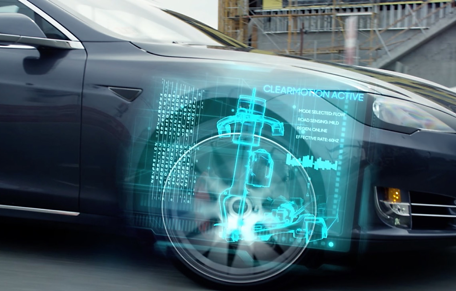 An illustration of the technology used by ClearMotion.