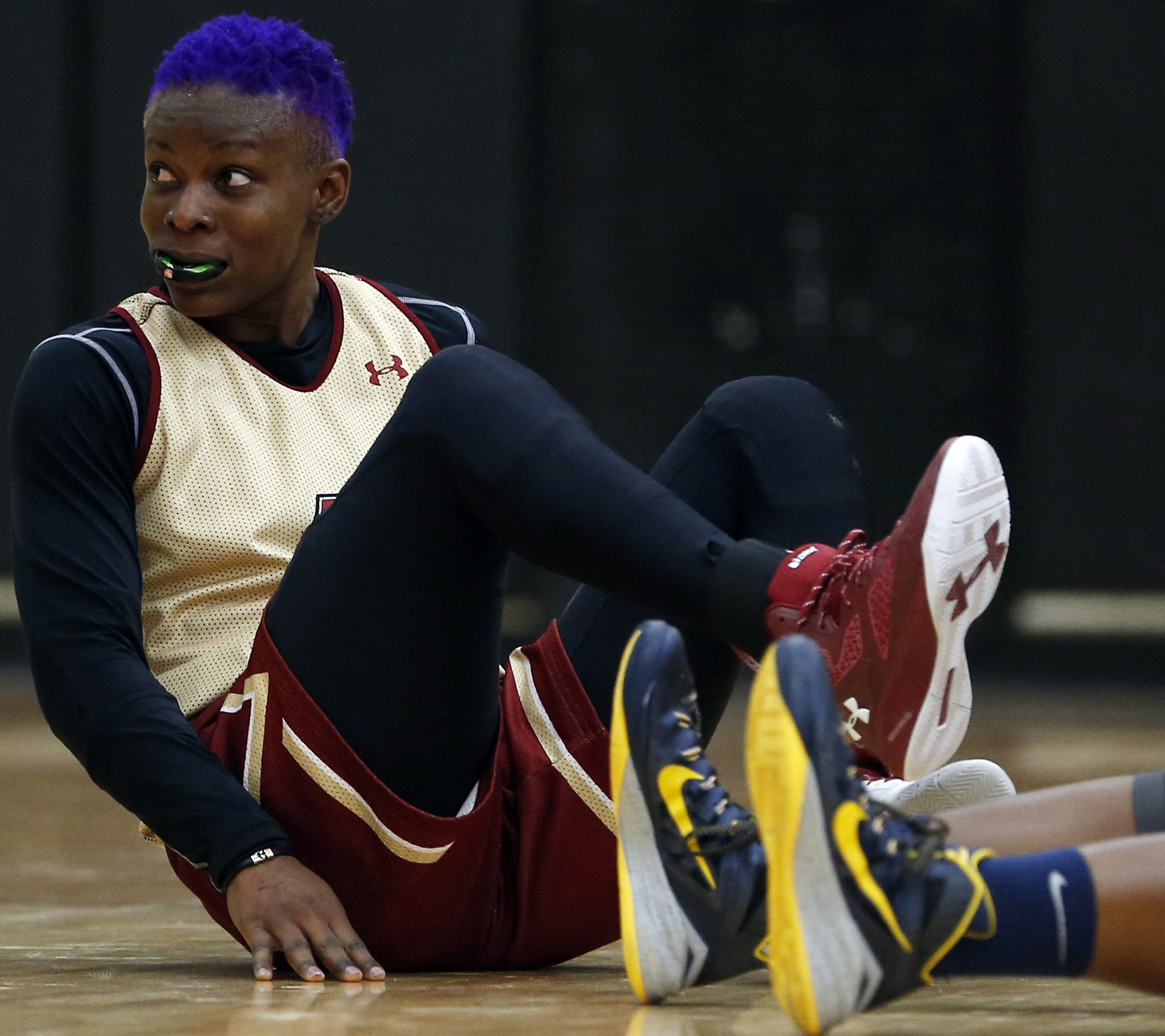 Ella Awobajo learned to play basketball as a high schooler in Nigeria before receiving a scholarship to study in America.