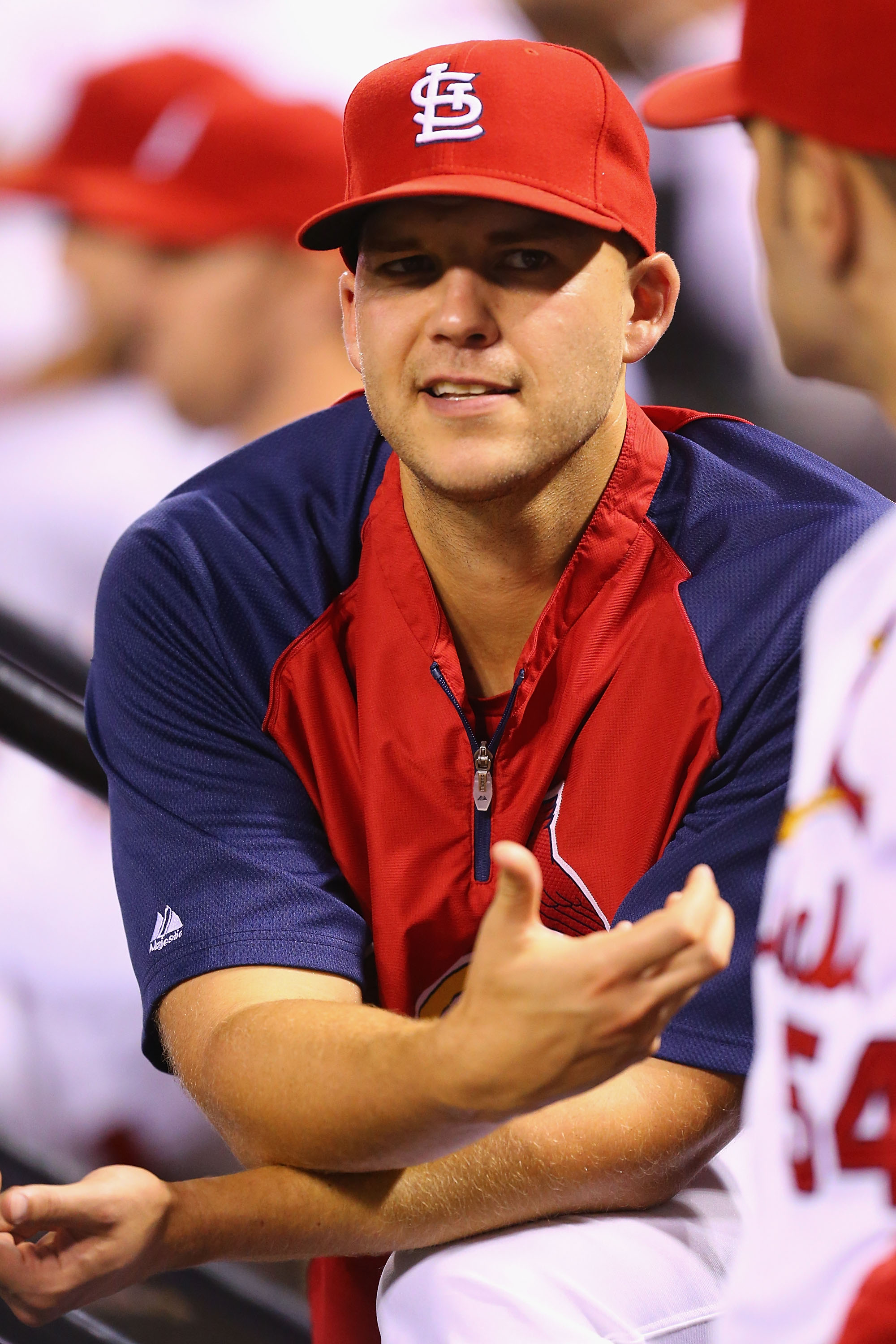 Justin Masterson was traded from Cleveland to St. Louis at the 2014 trade deadline.
