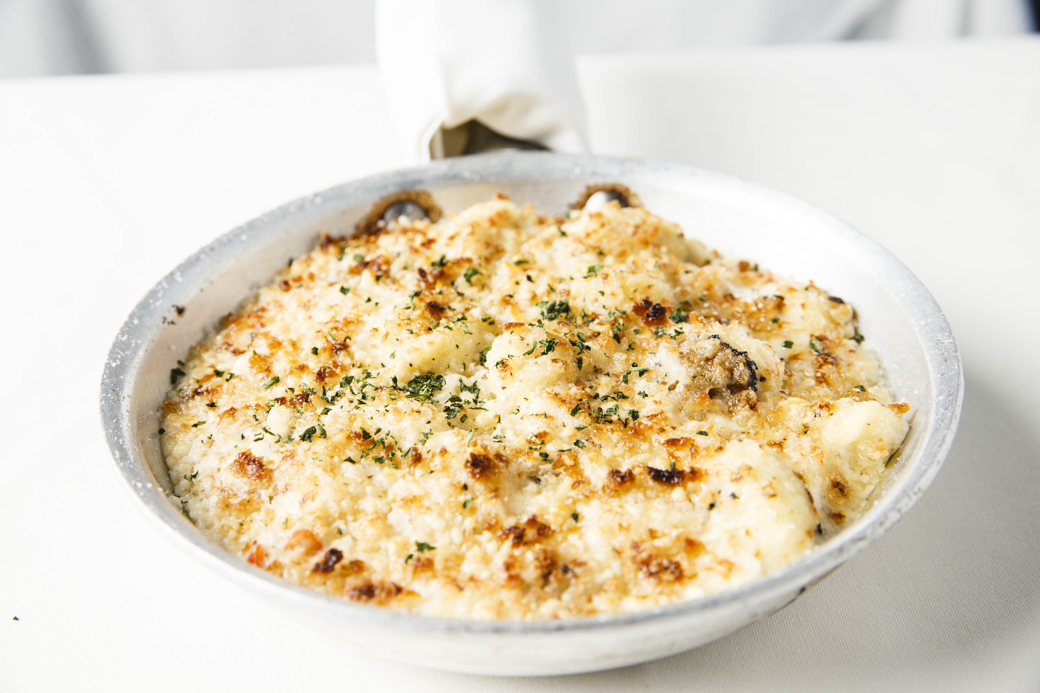 Crab gnocchi at Mastro’s Ocean Club.