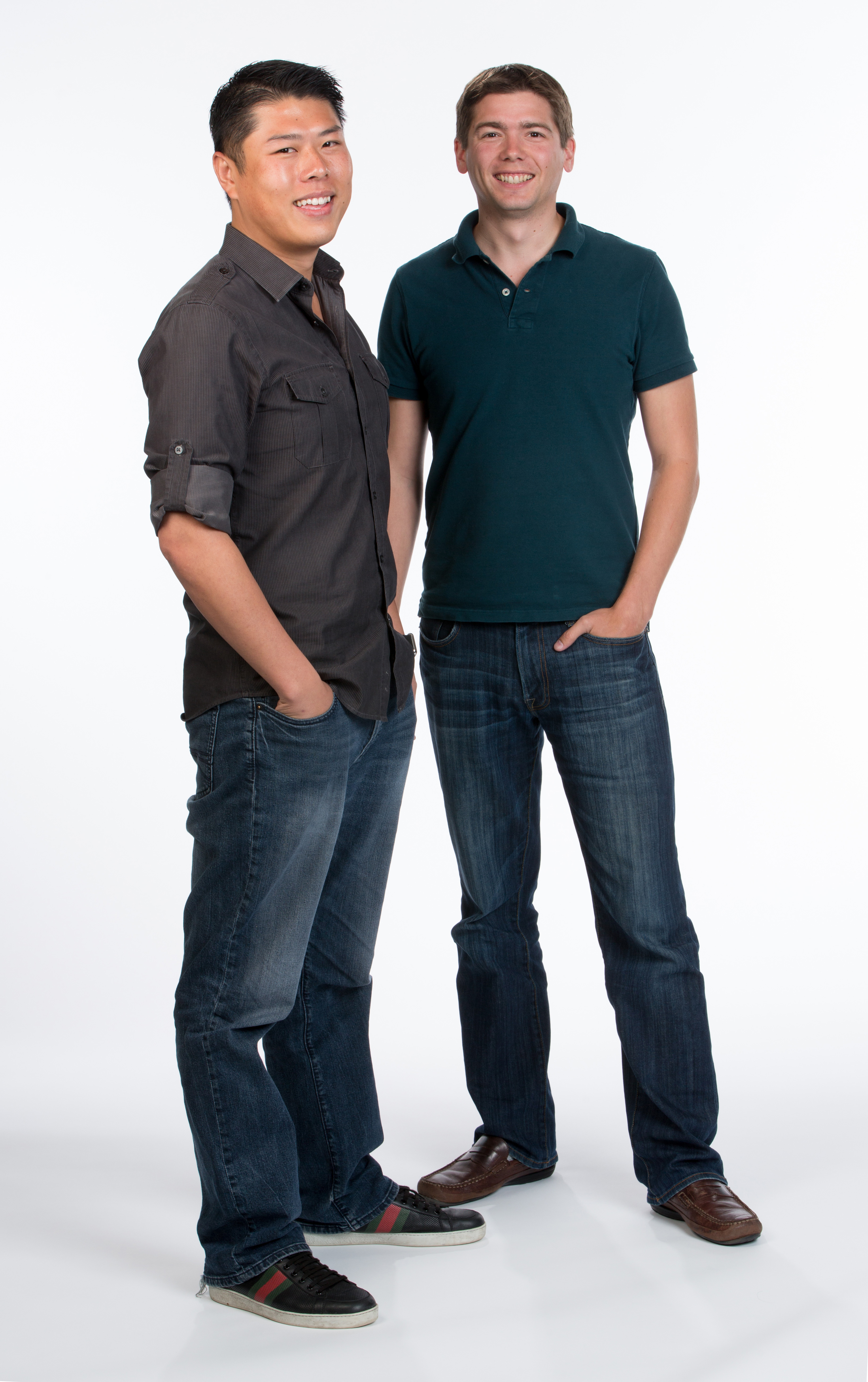 Digits cofounders Wayne Change and Jeff Siebert.