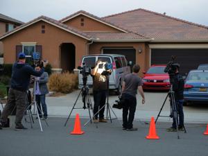 The home where police arrested a couple accused of holding their 13 children captive in Perris, Calif.